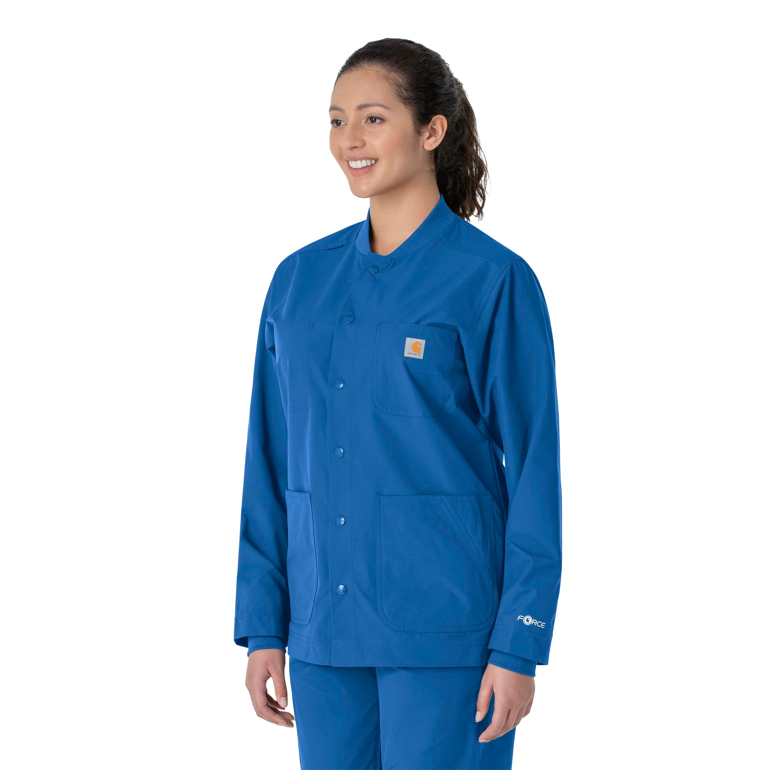Carhartt Force Essentials Unisex Chore Coat - Royal - Image 7