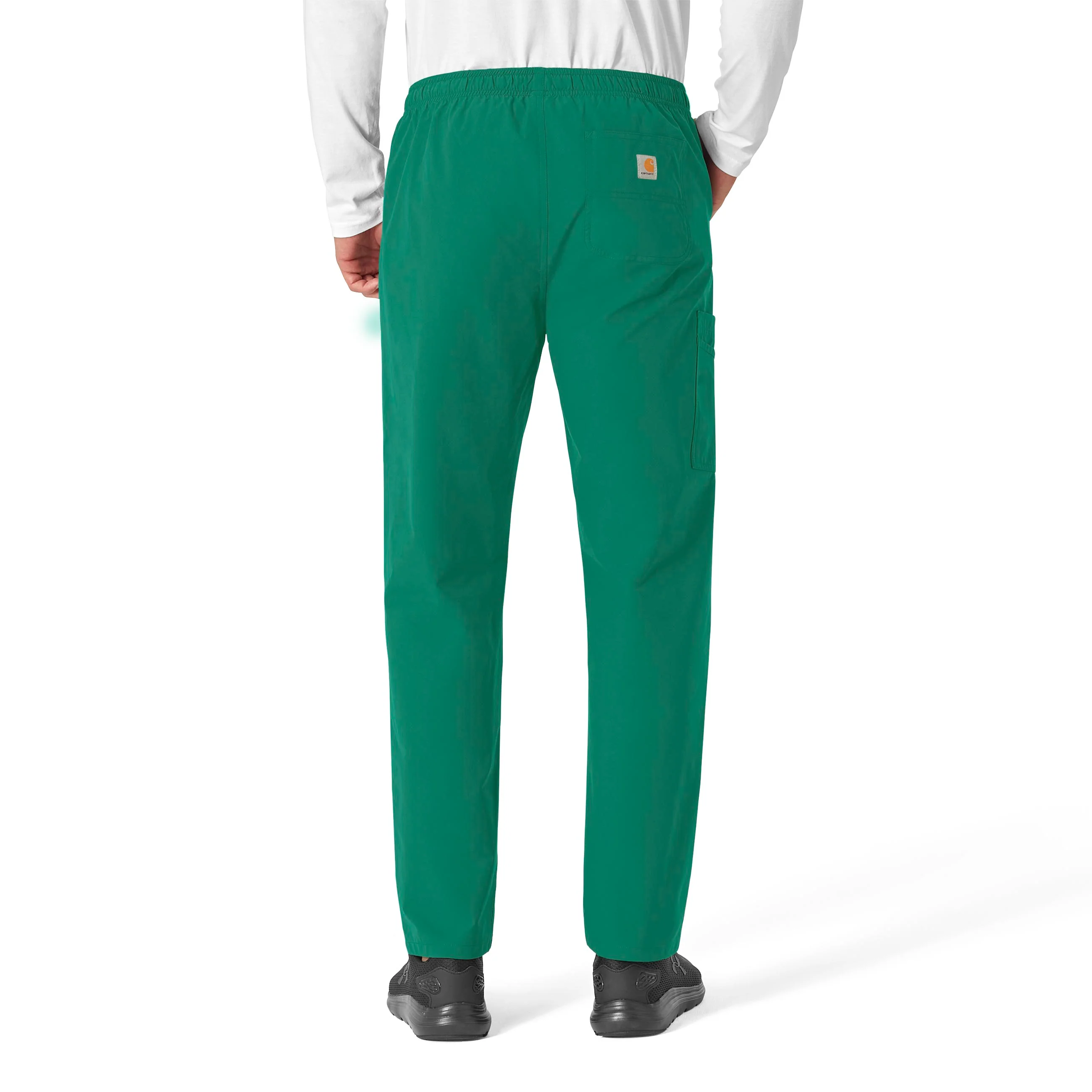 Carhartt Force Essentials Unisex Elastic Waist Cargo Scrub Pant - Hunter - Image 2