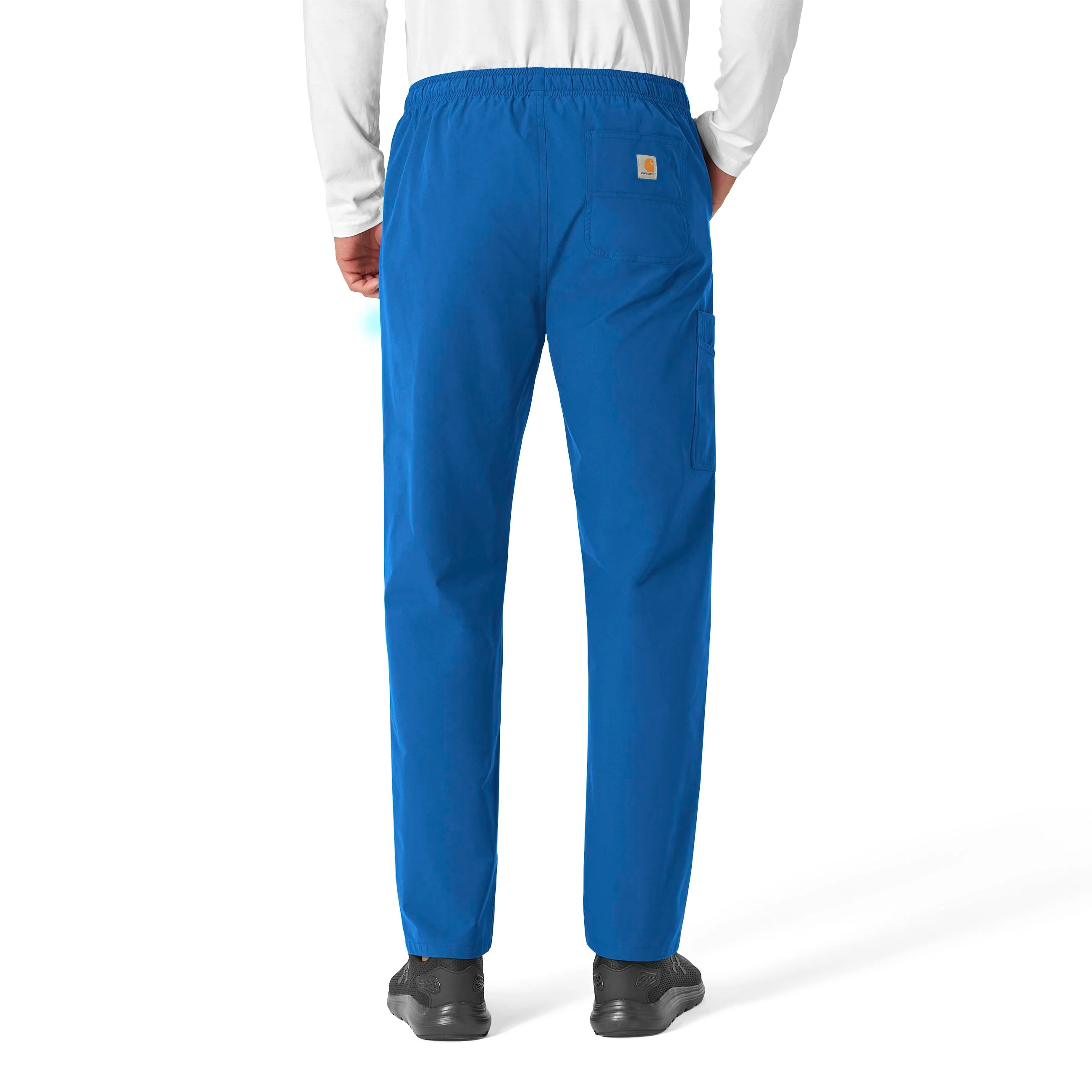 Carhartt Force Essentials Unisex Elastic Waist Cargo Scrub Pant - Royal - Image 2