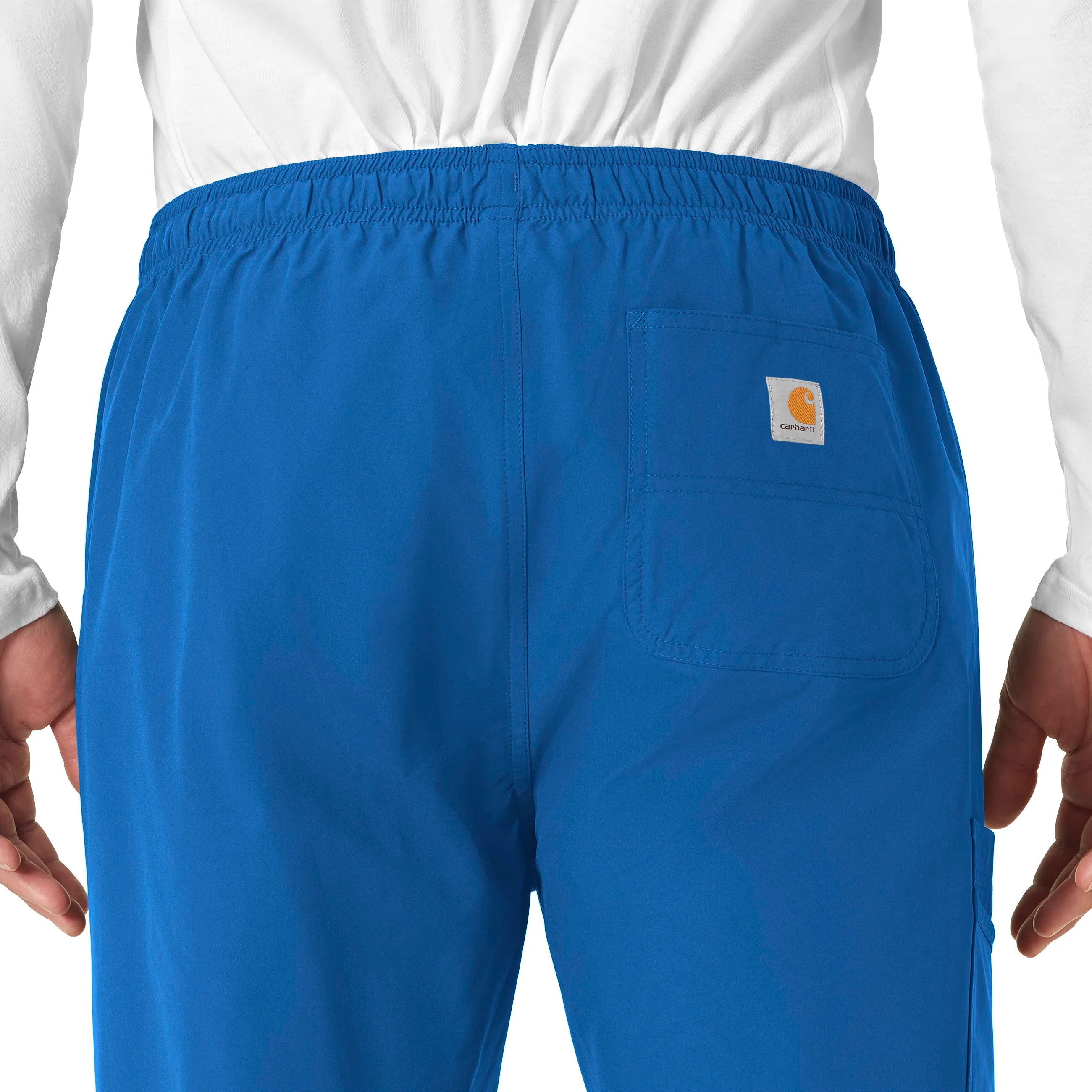 Carhartt Force Essentials Unisex Elastic Waist Cargo Scrub Pant - Royal - Image 6
