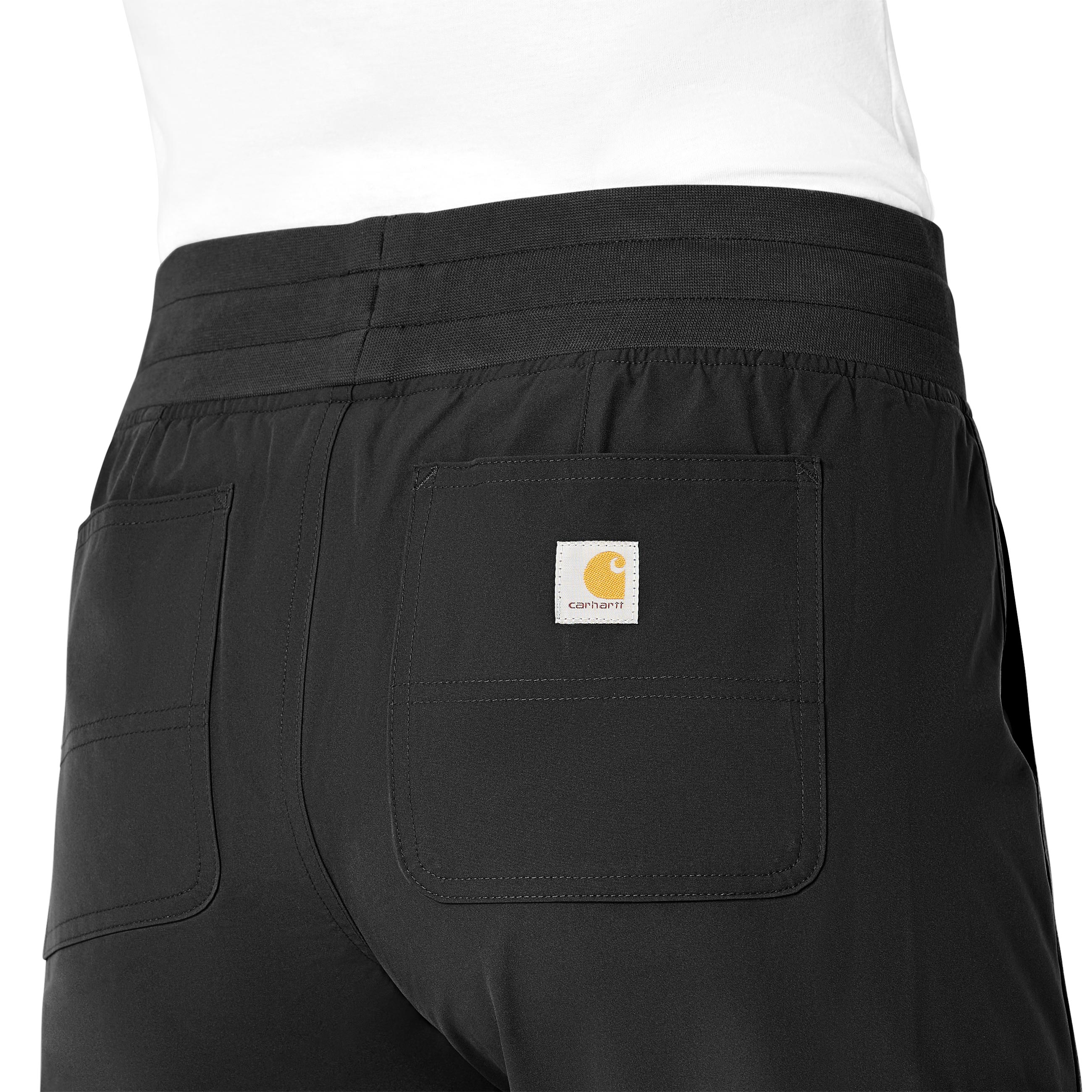 Carhartt Force Essentials Women's Jogger Scrub Pant - Black - Image 6