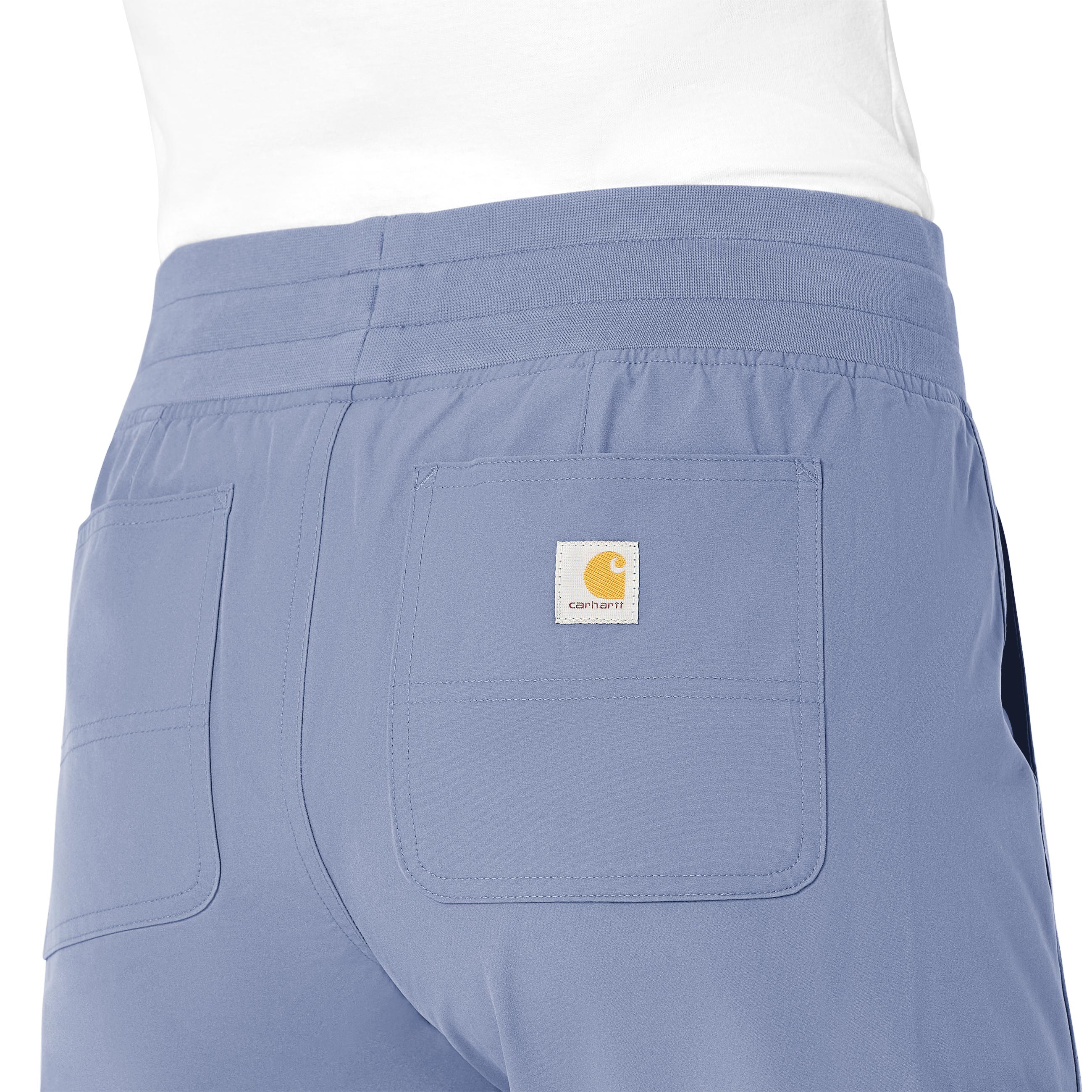 Carhartt Force Essentials Women's Jogger Scrub Pant - Ceil Blue - Image 6