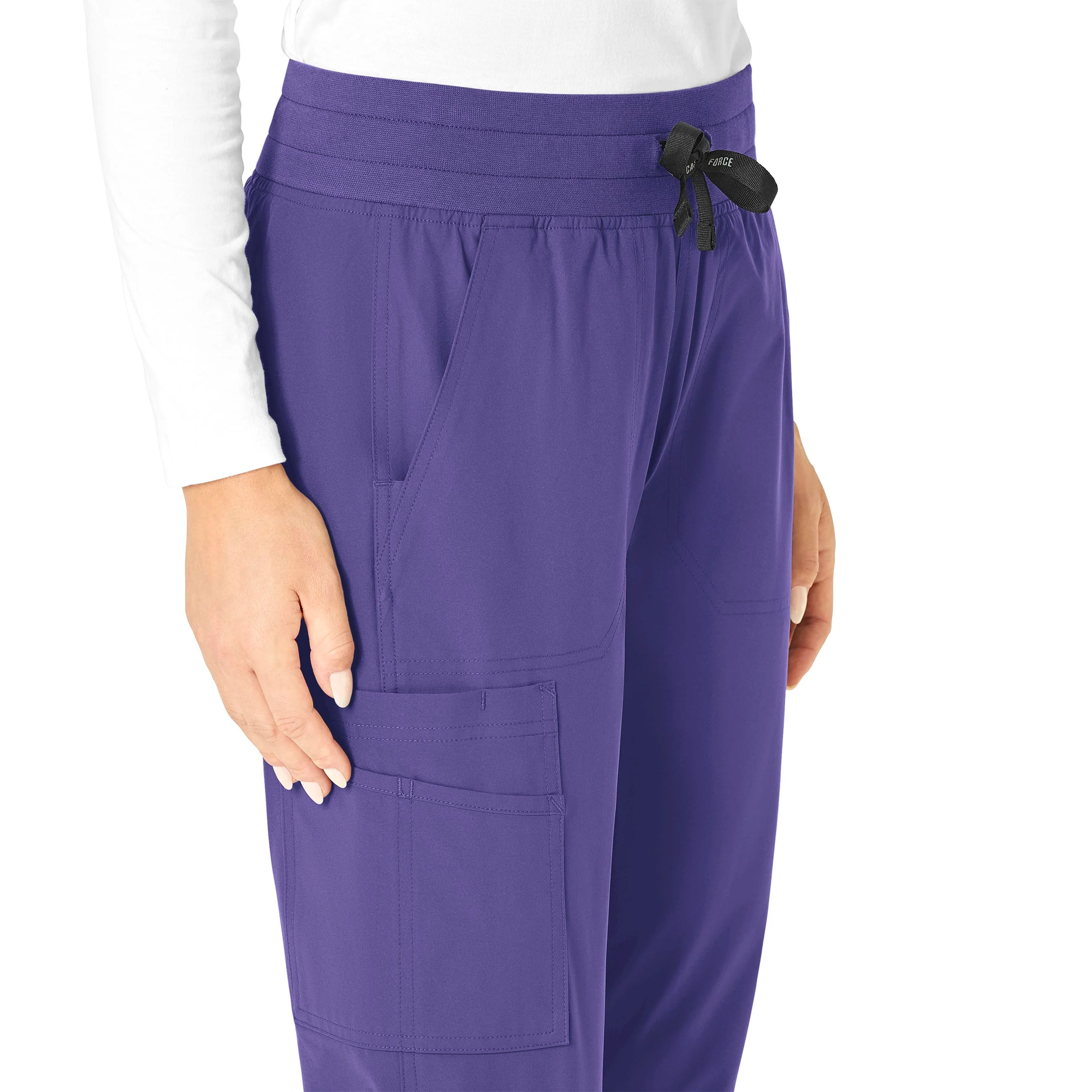 Carhartt Force Essentials Women's Jogger Scrub Pant - Grape - Image 8