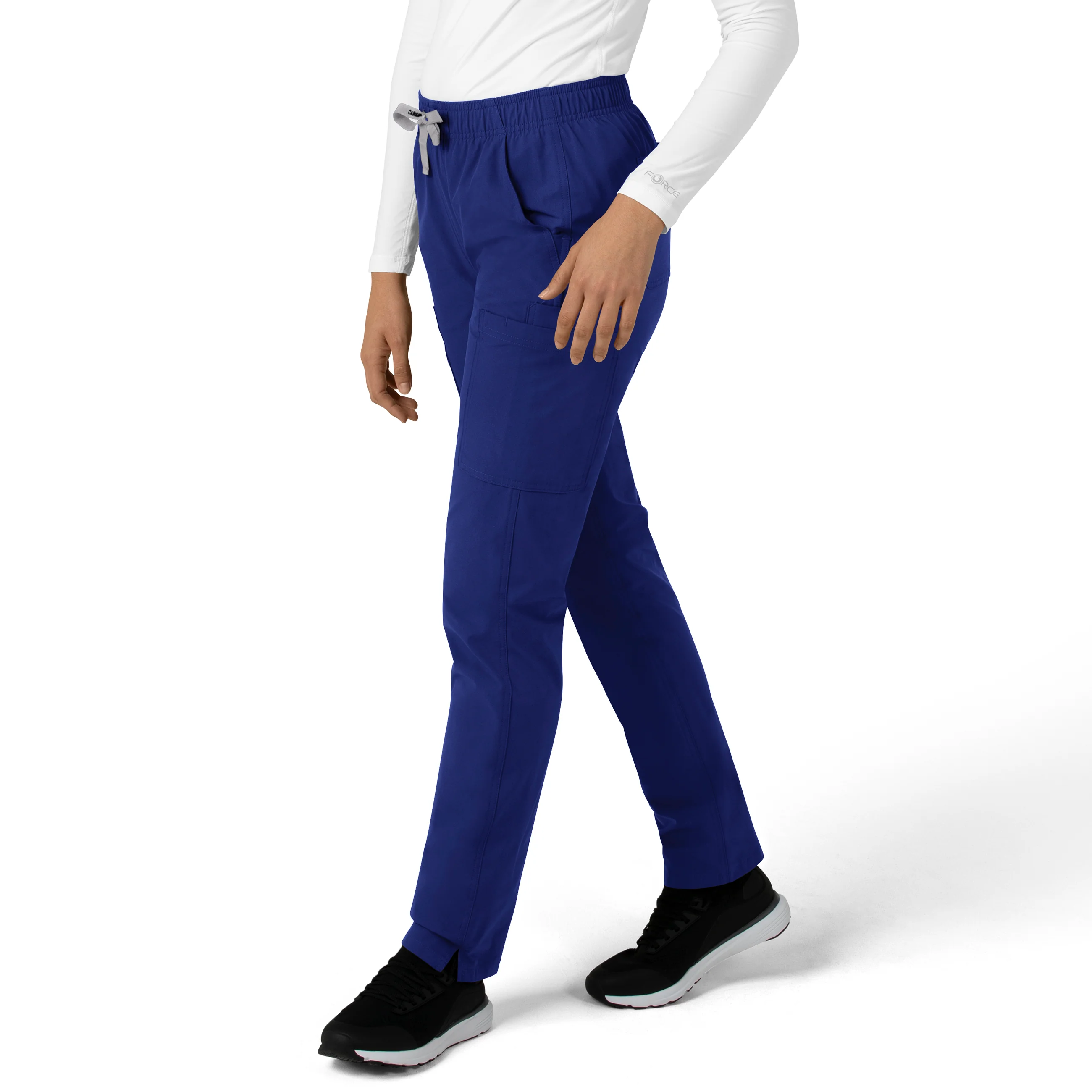 Carhartt Force Essentials Women's Straight Leg Scrub Pant - Galaxy Blue - Image 4
