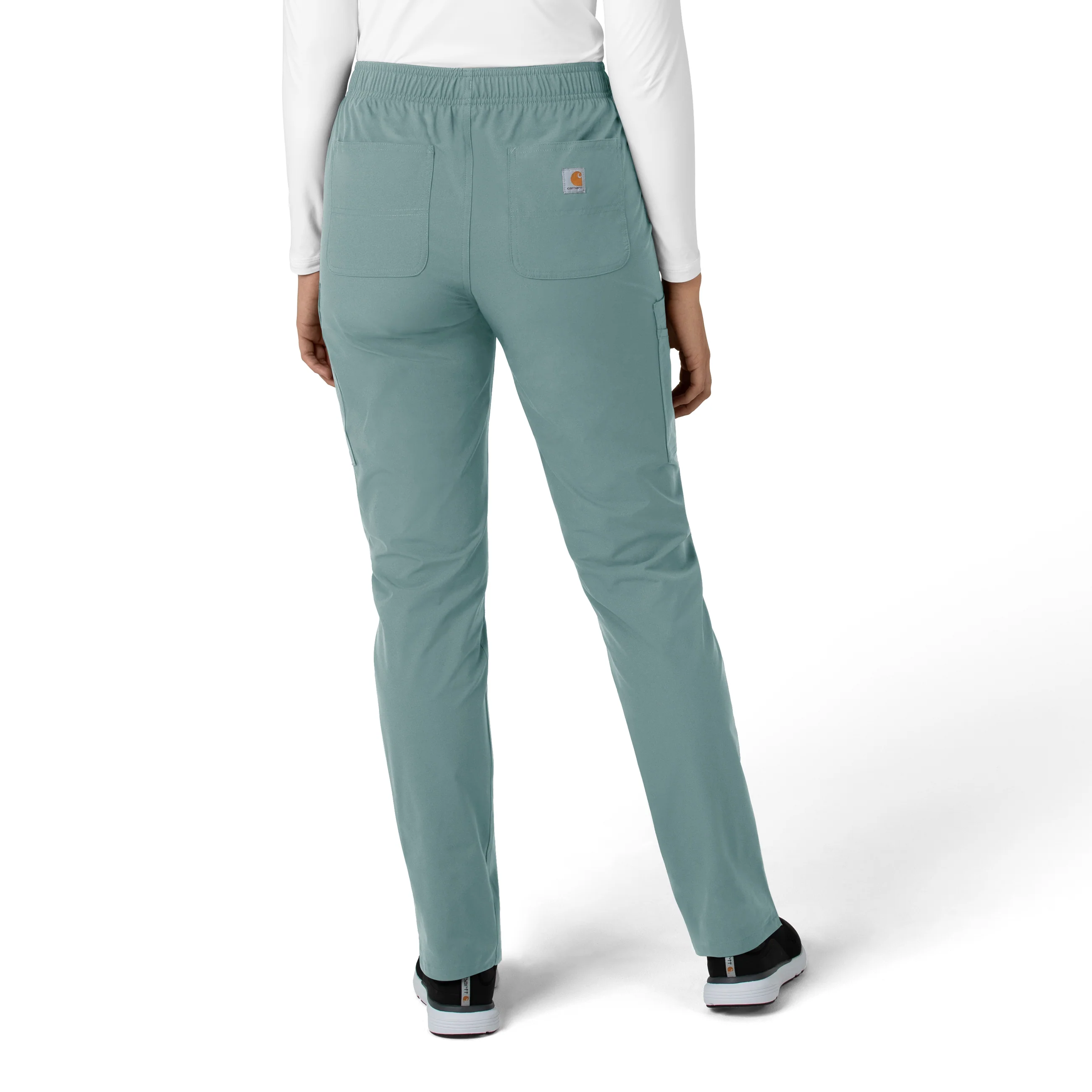 Carhartt Force Essentials Women's Straight Leg Scrub Pant - Summer Blue - Image 2