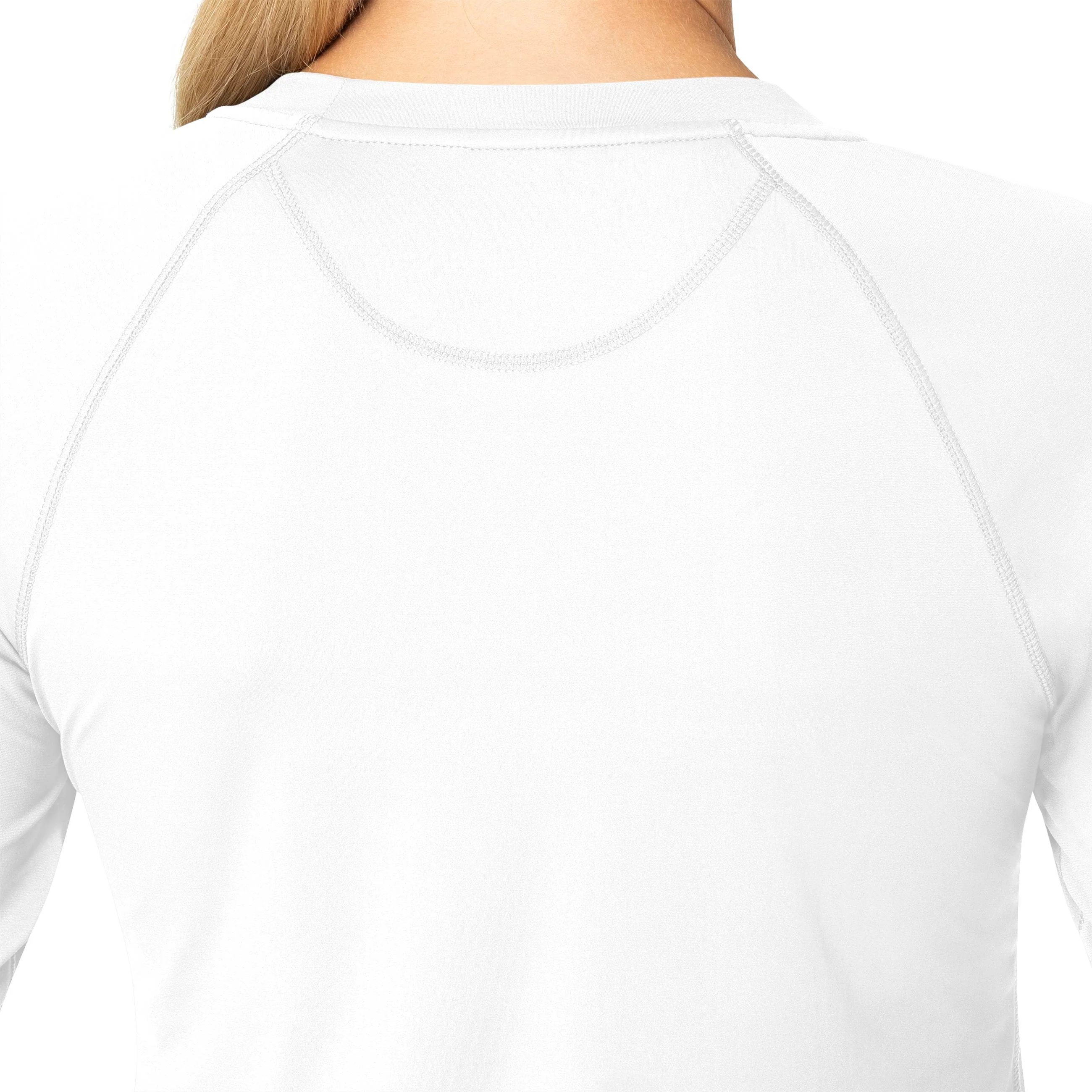 Carhartt Force Sub-Scrubs Women's Performance Long Sleeve Tee - White - Image 5