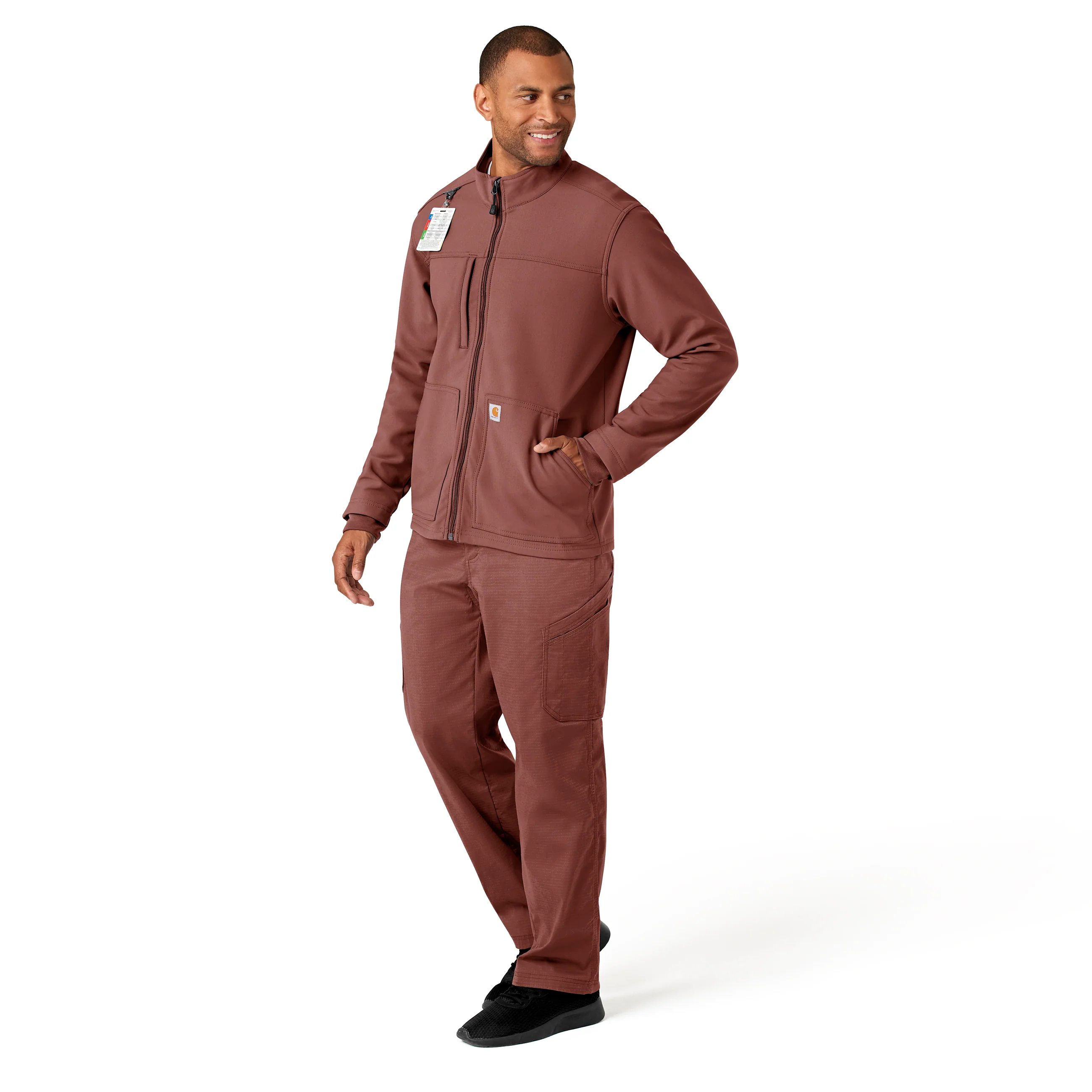 Carhartt Rugged Flex Men's Bonded Fleece Jacket - Sable - Image 3