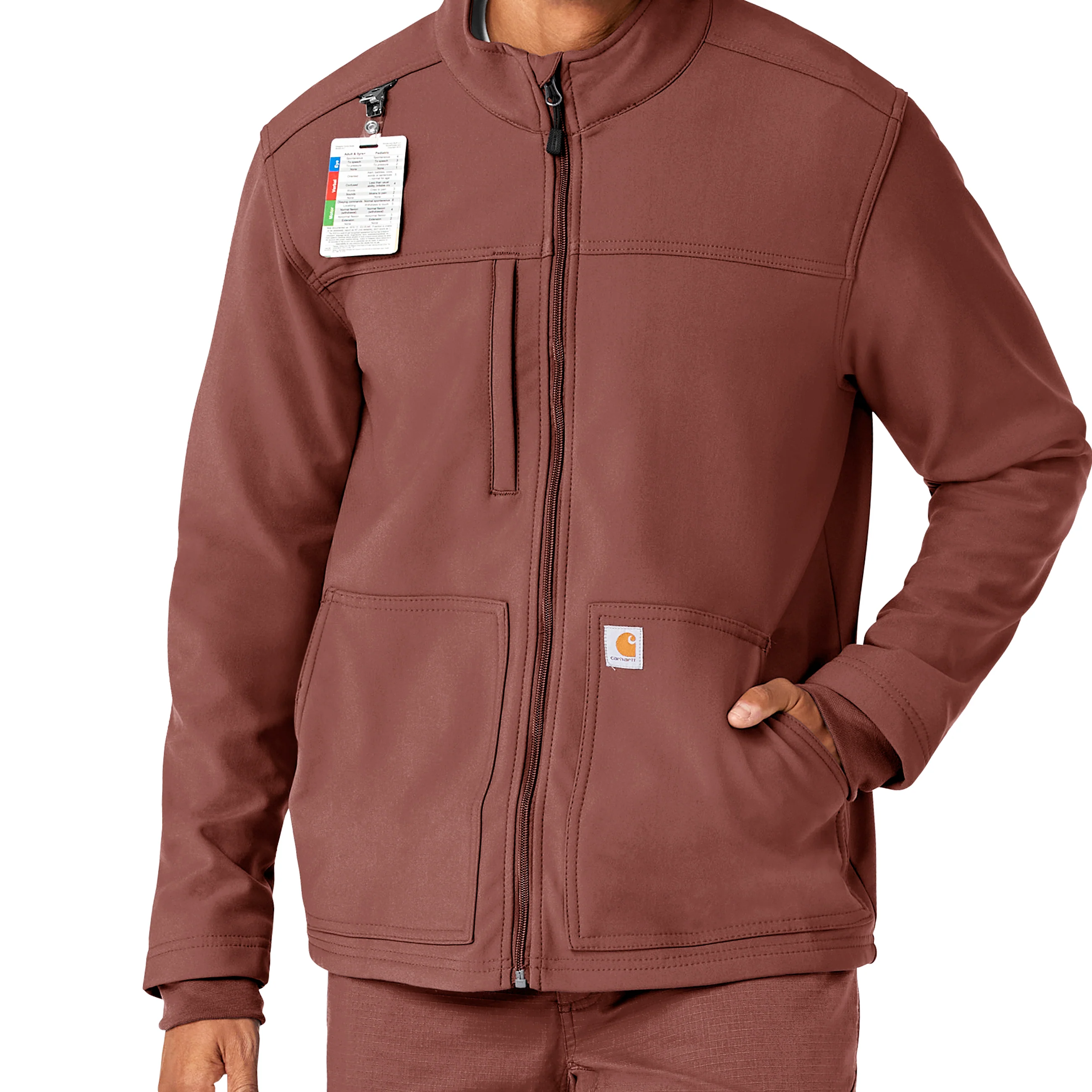 Carhartt Rugged Flex Men's Bonded Fleece Jacket - Sable - Image 4