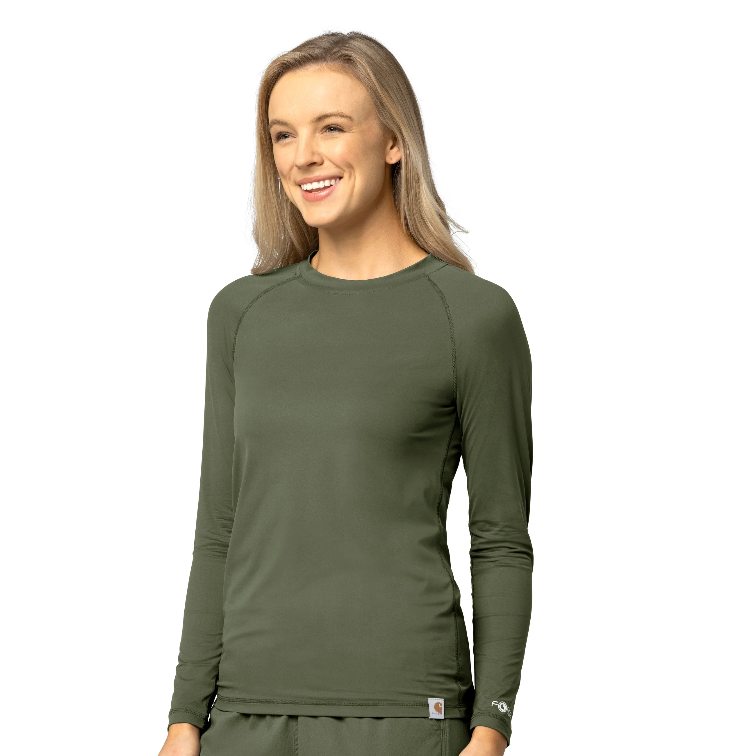 Carhartt Women's Performance Long Sleeve Tee - Olive