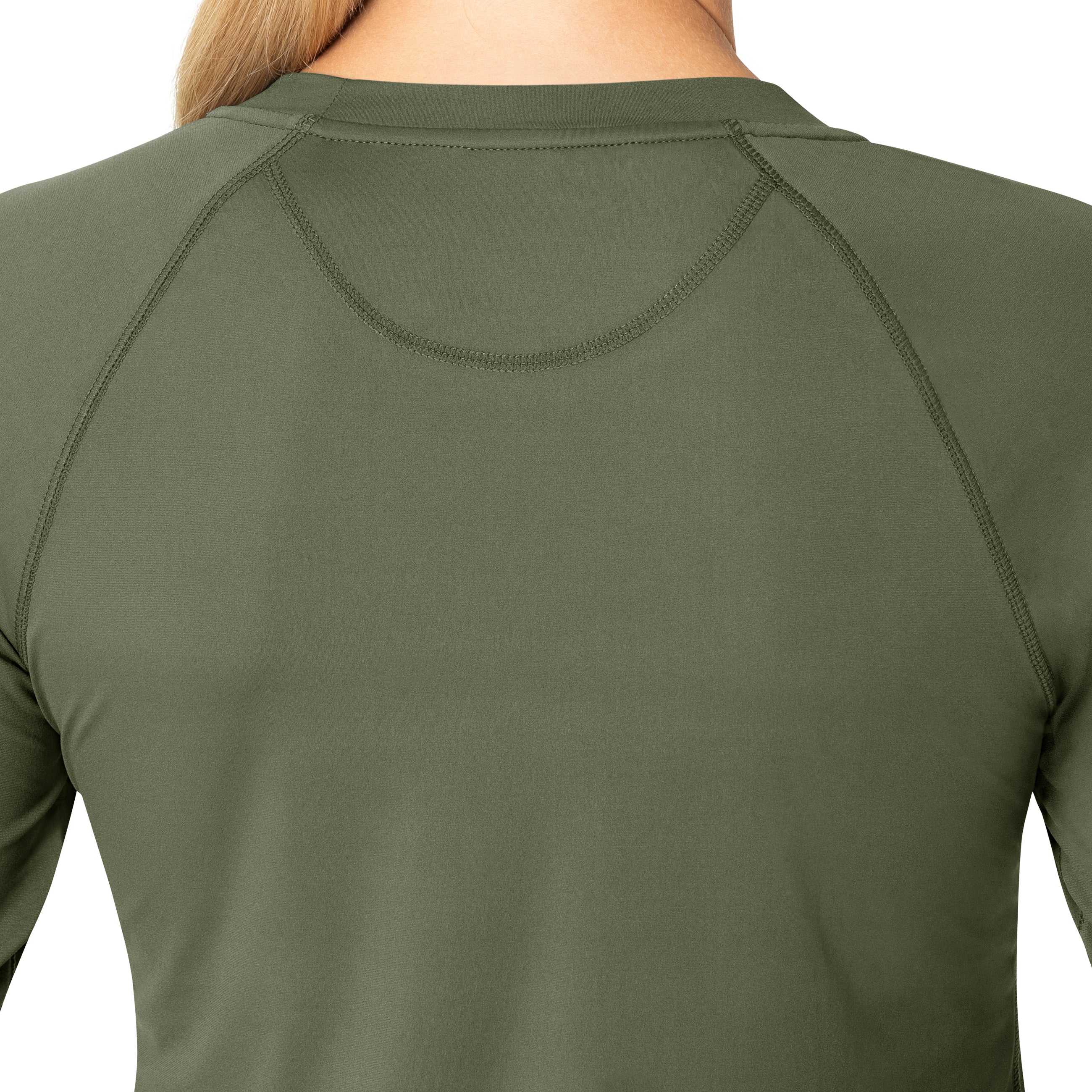 Carhartt Women's Performance Long Sleeve Tee - Olive - Image 5