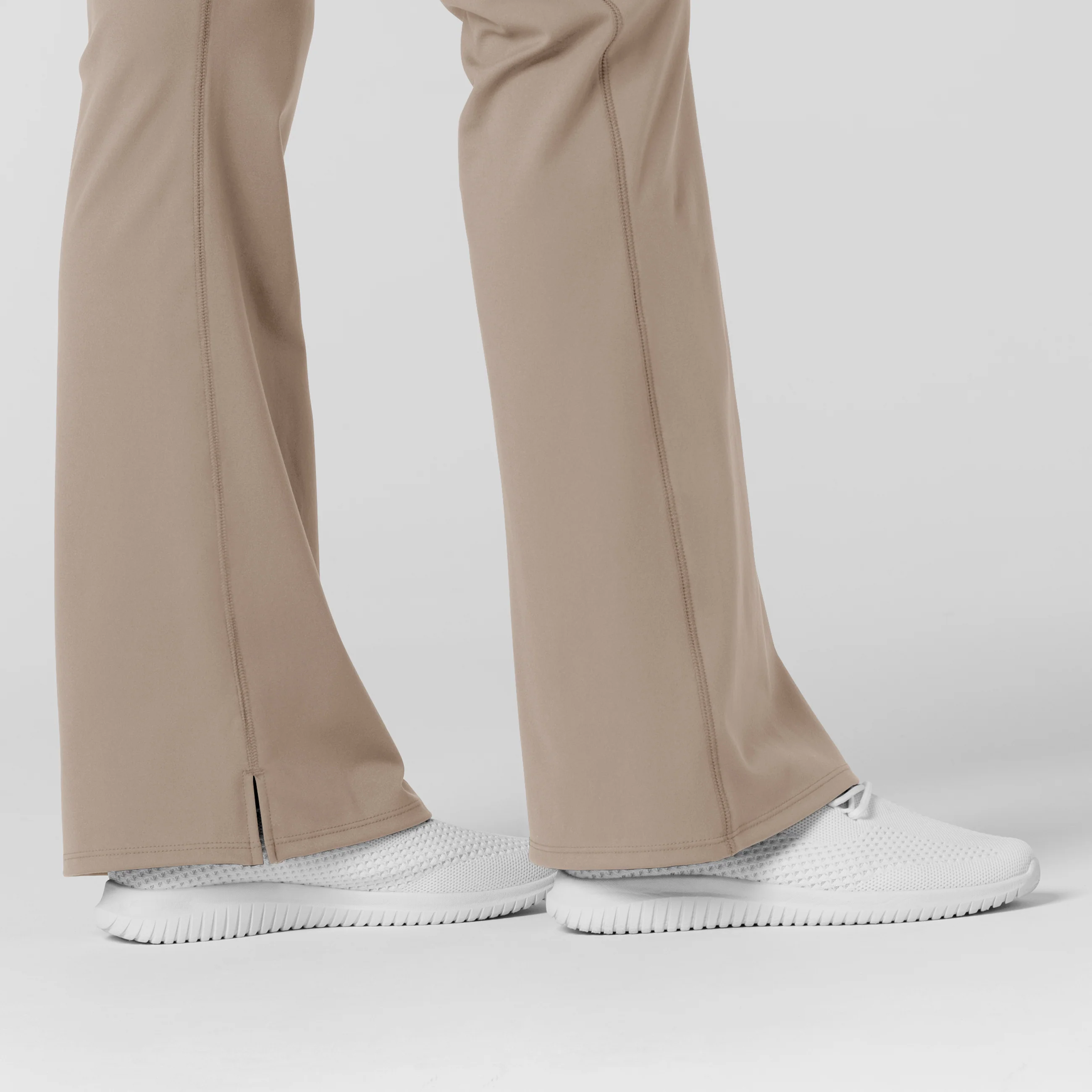 RENEW Knit Women's Flare Yoga Scrub Pant - Haze - Image 9