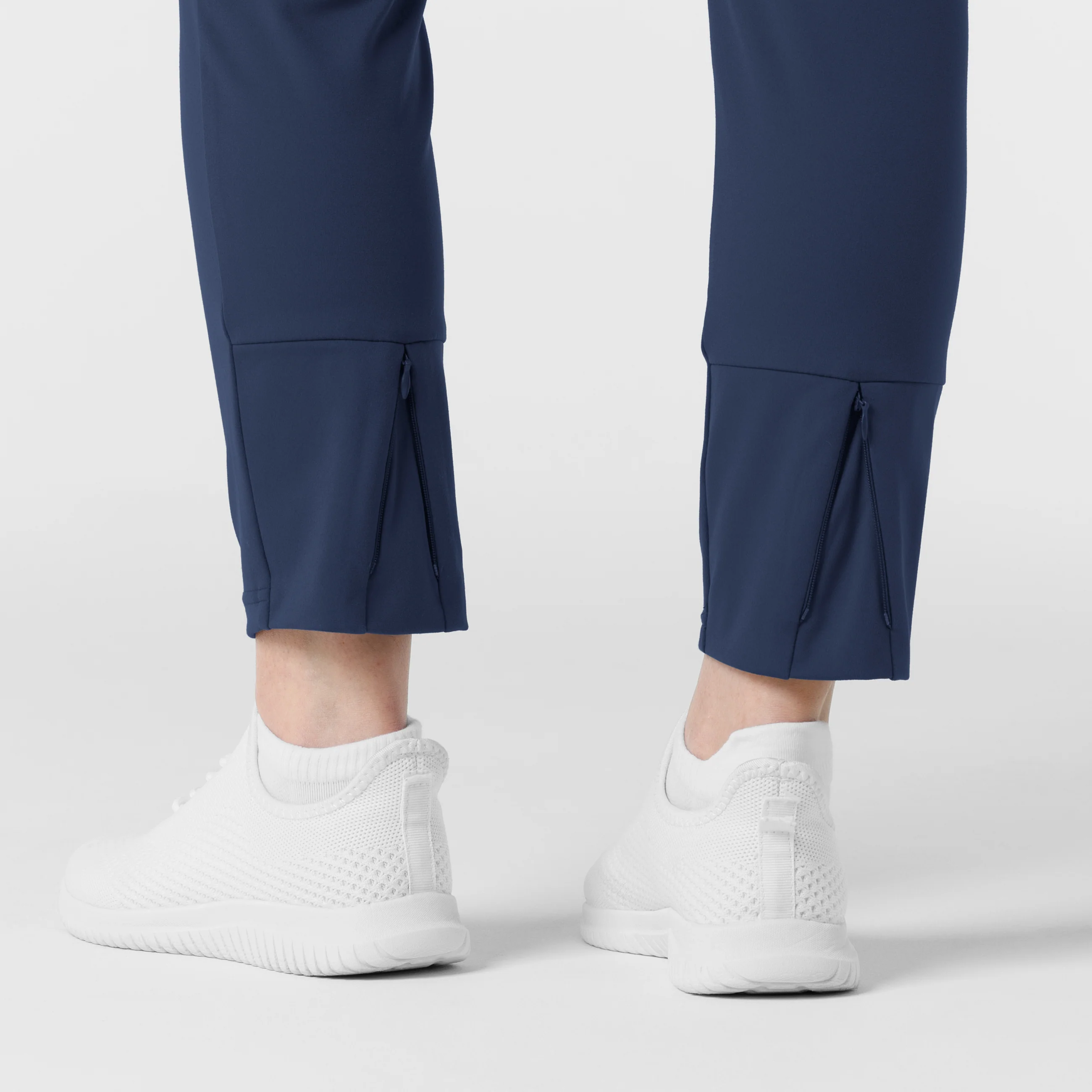 RENEW Knit Women's Track Scrub Pant - Navy - Image 8