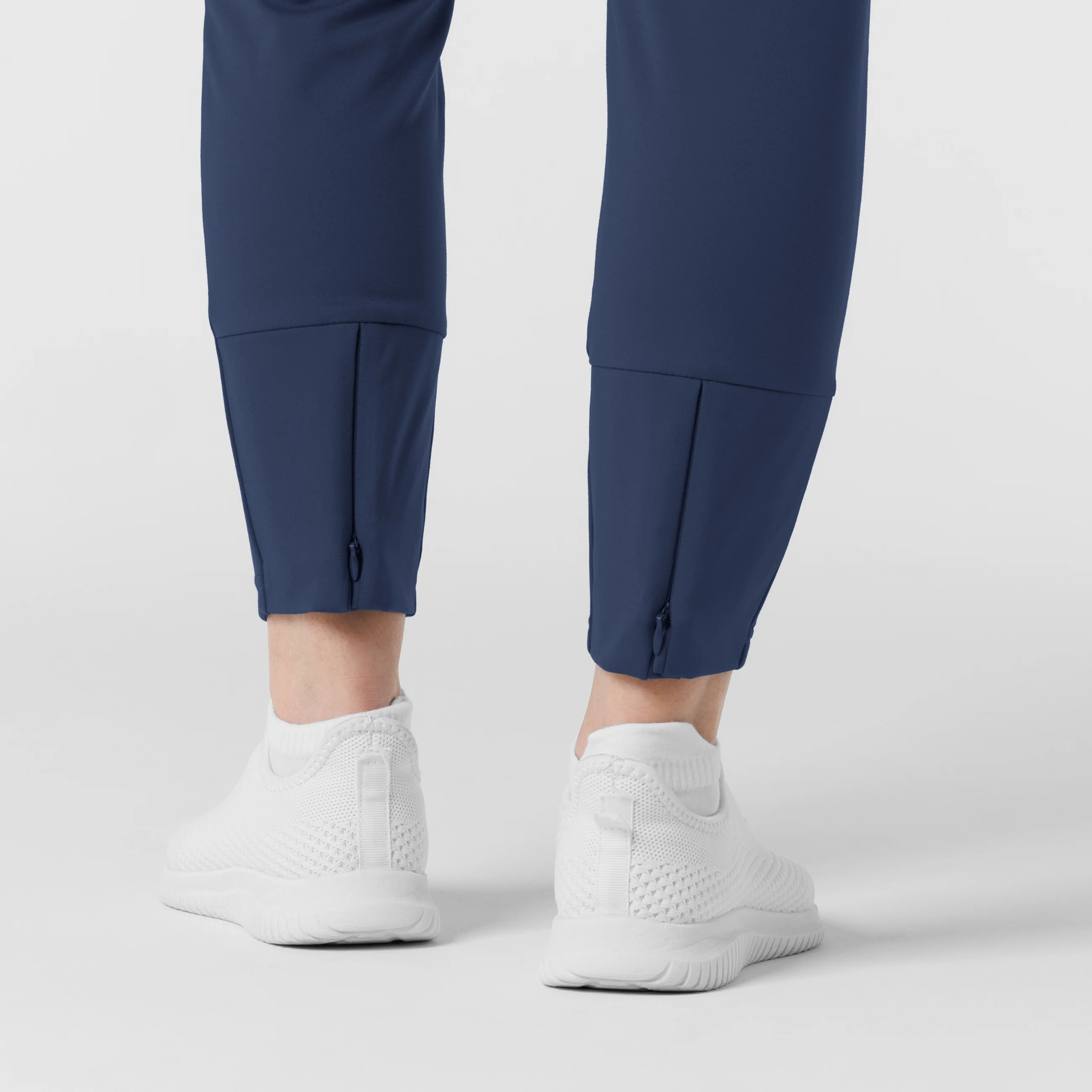 RENEW Knit Women's Track Scrub Pant - Navy - Image 9