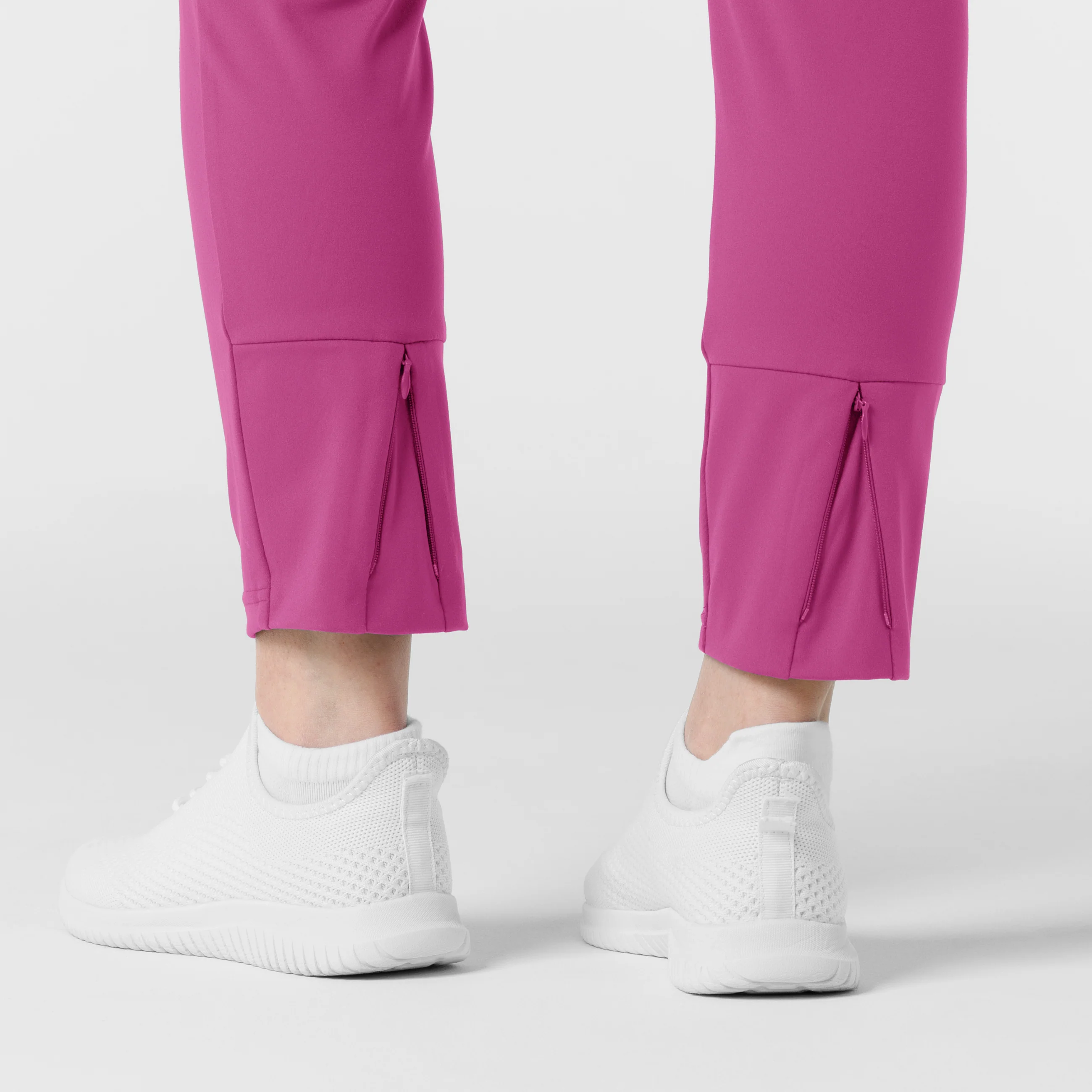 RENEW Knit Women's Track Scrub Pant - Raspberry - Image 8