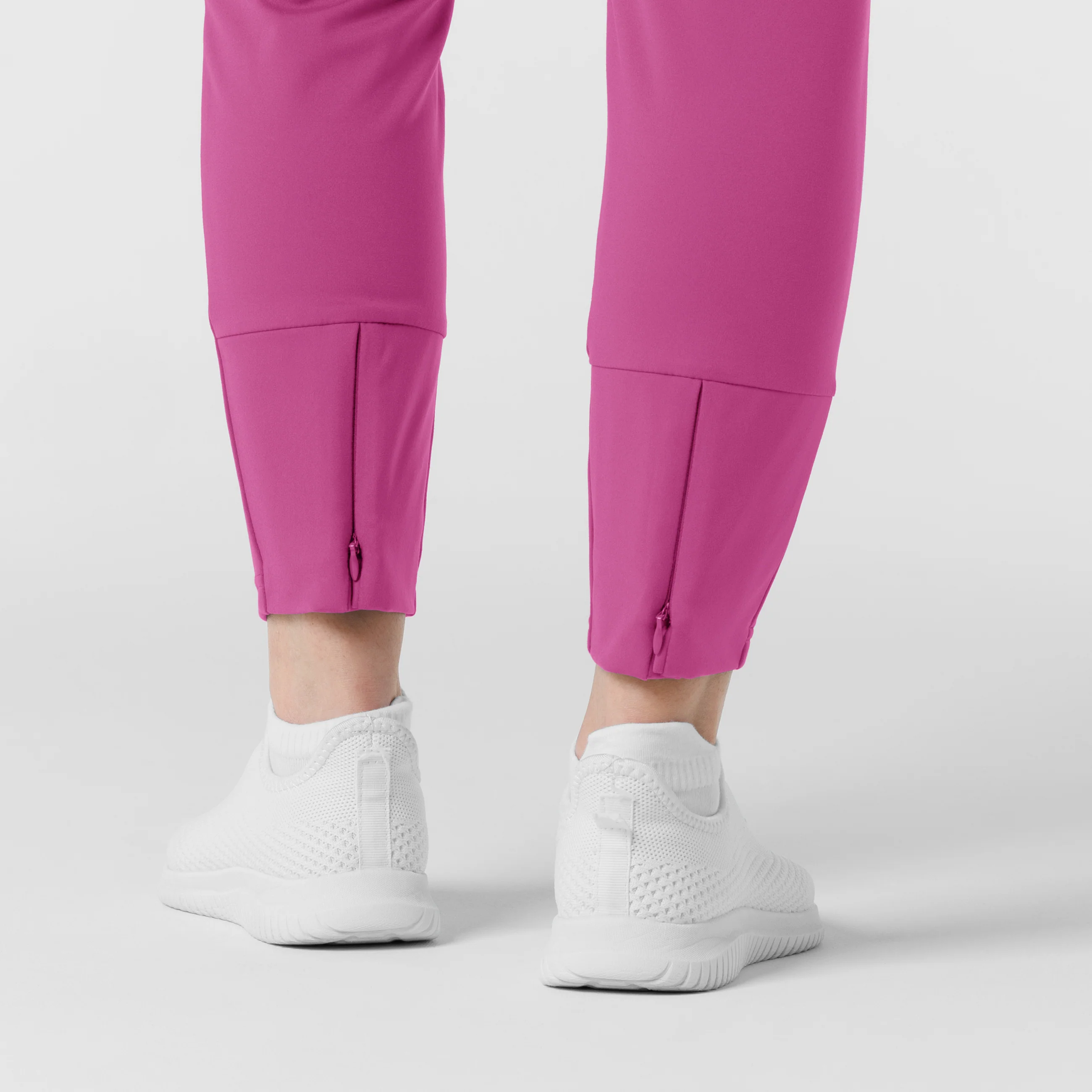 RENEW Knit Women's Track Scrub Pant - Raspberry - Image 9