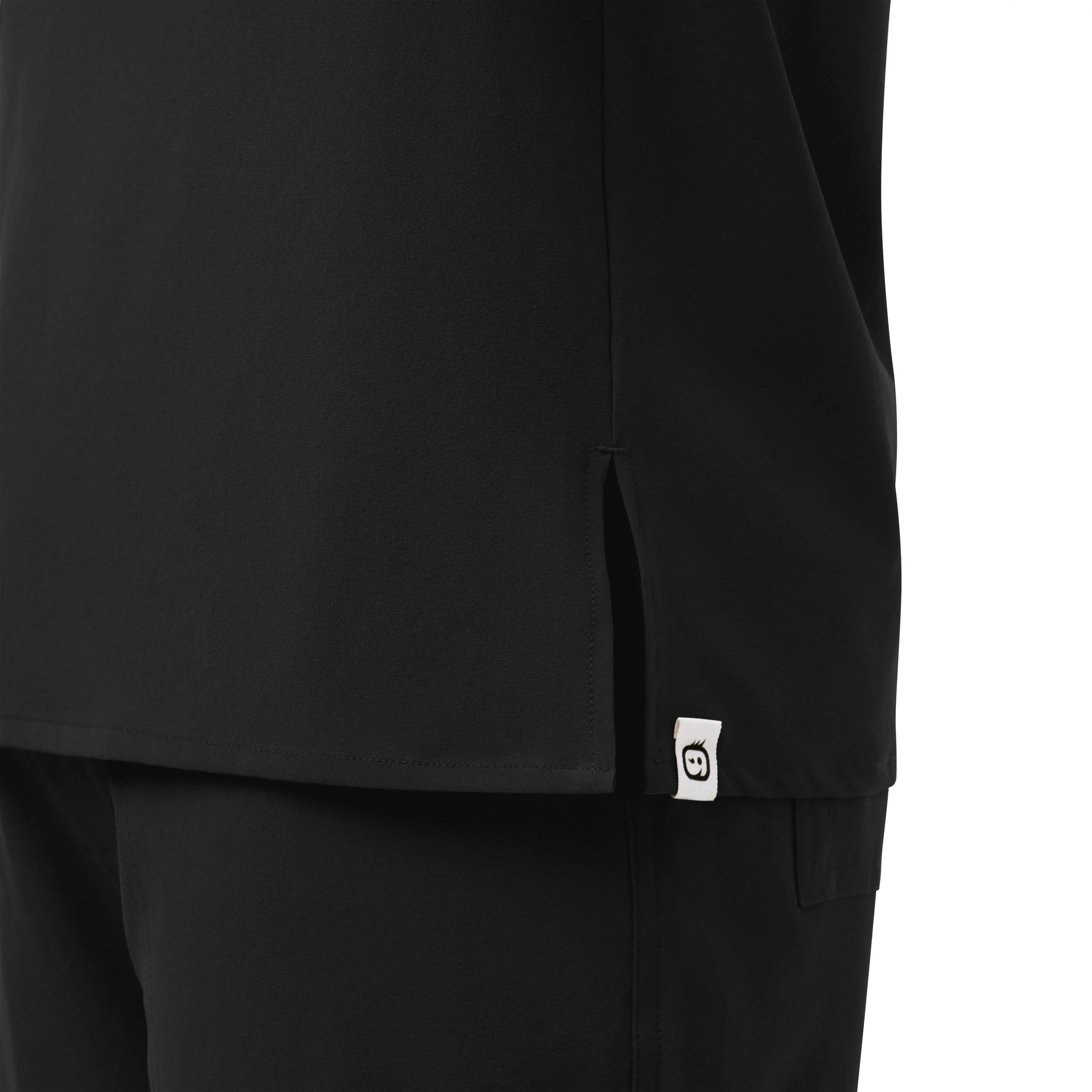 RENEW Men's EZ Zip Scrub Top - Black - Image 8