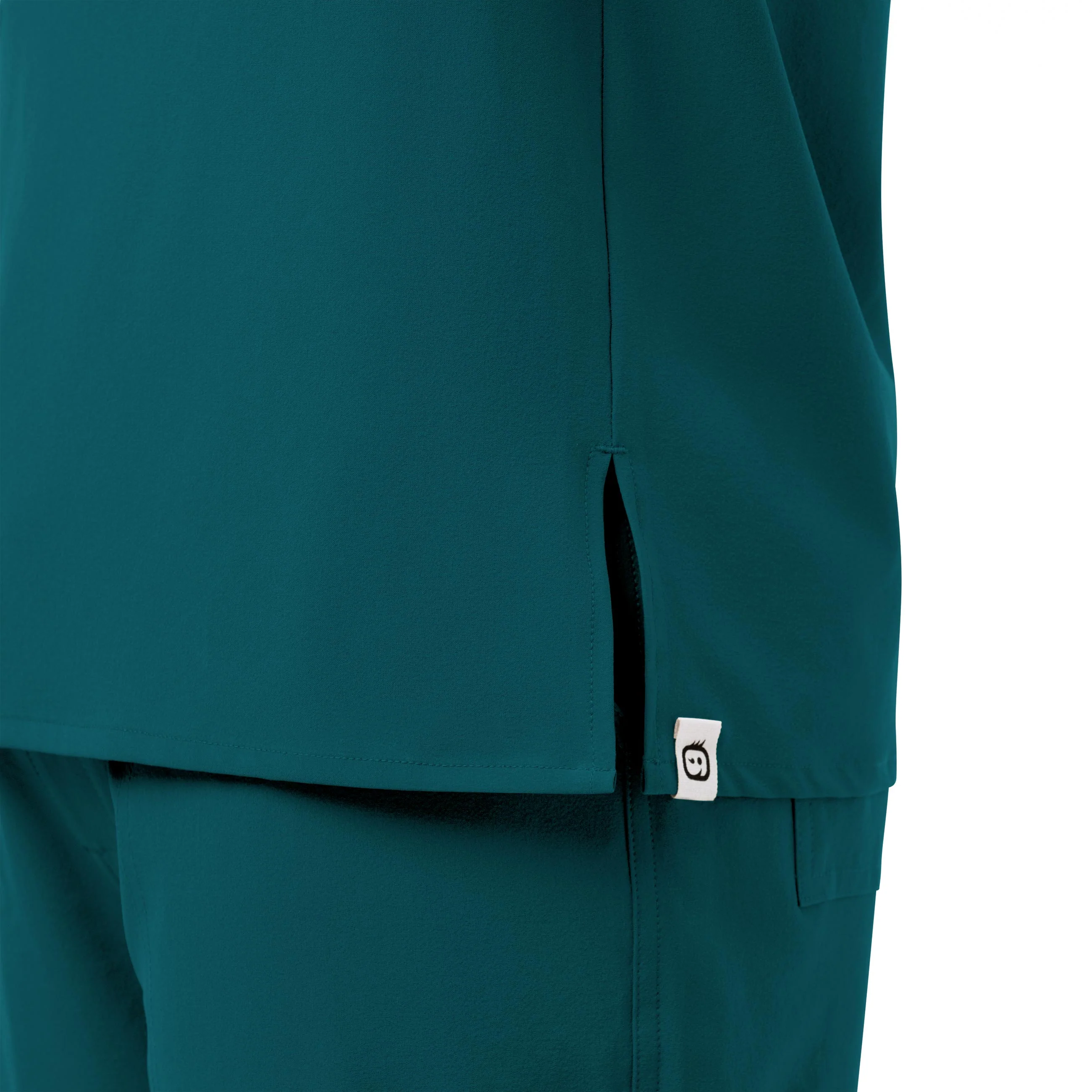 RENEW Men's EZ Zip Scrub Top - Caribbean Blue - Image 8