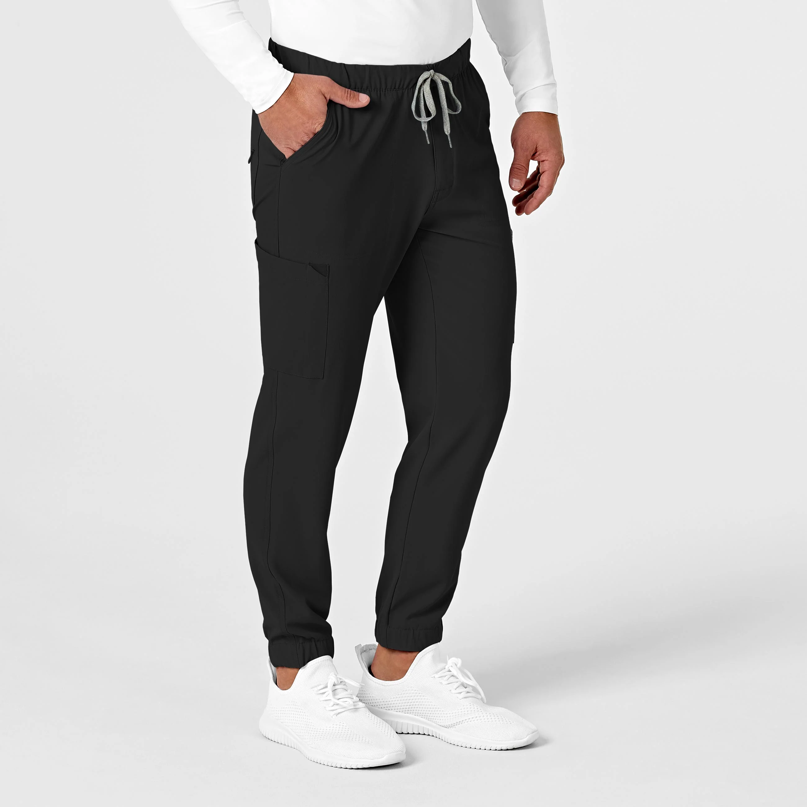 RENEW Men's Jogger Scrub Pant - Black - Image 4