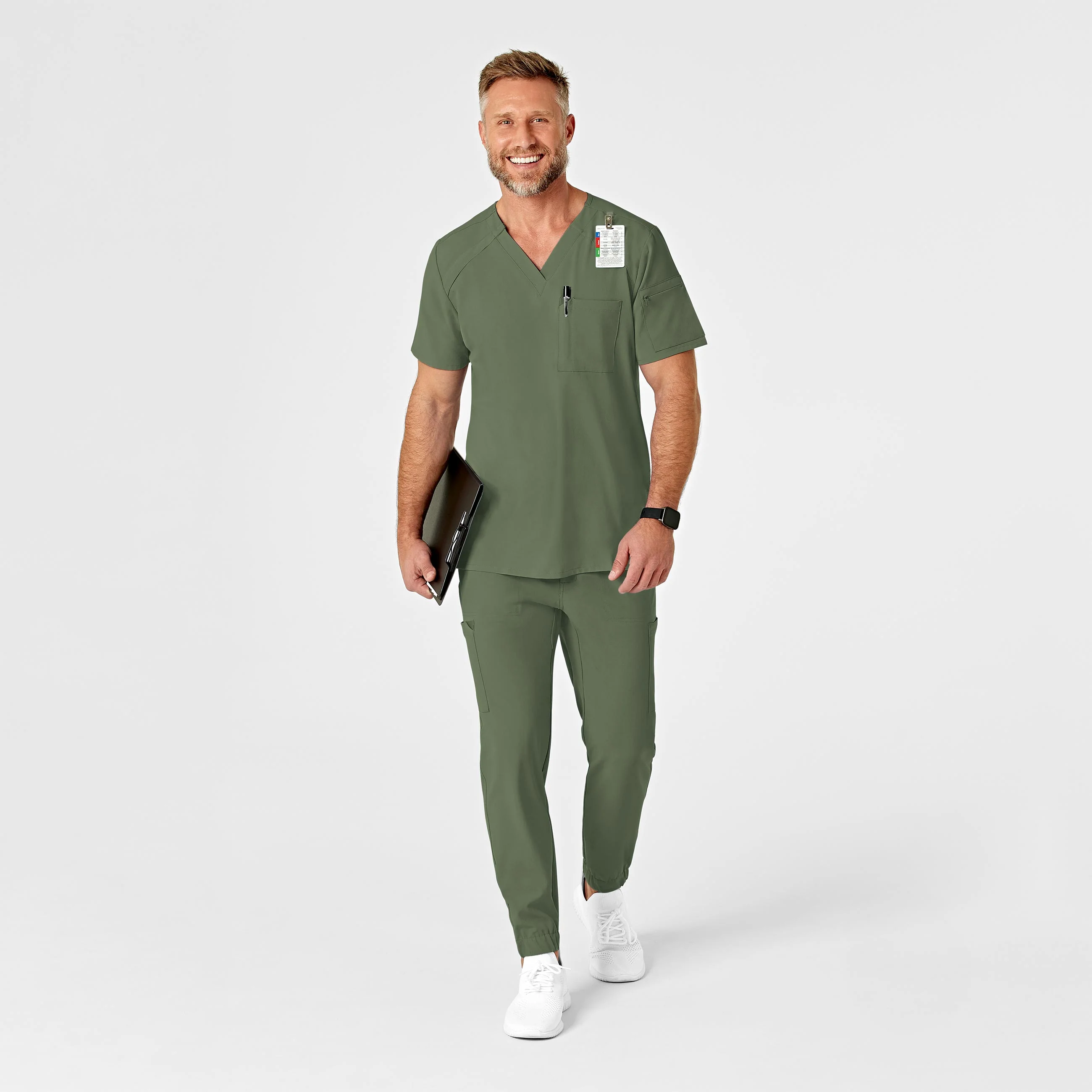 RENEW Men's Jogger Scrub Pant - Olive - Image 3
