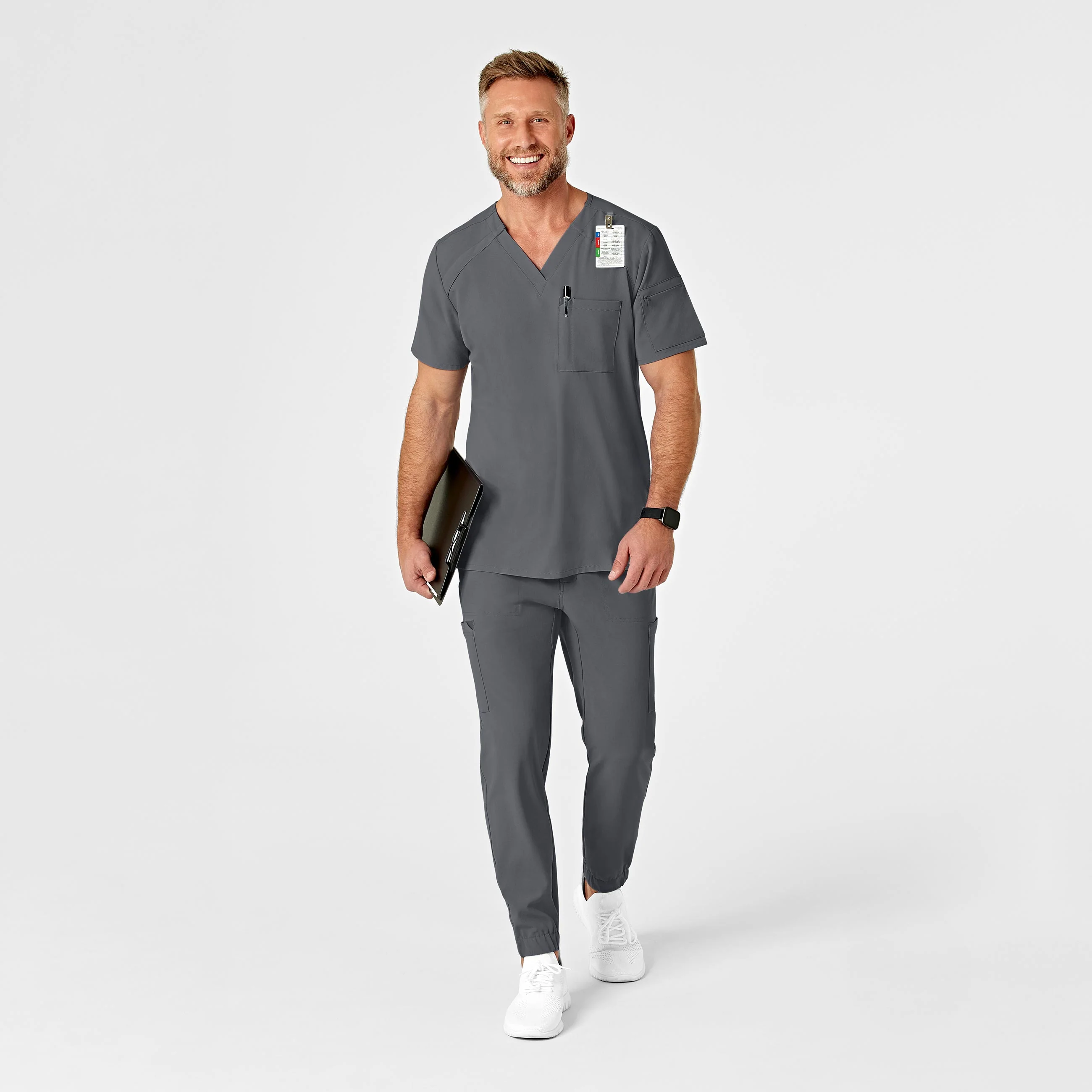 RENEW Men's Jogger Scrub Pant - Pewter - Image 3