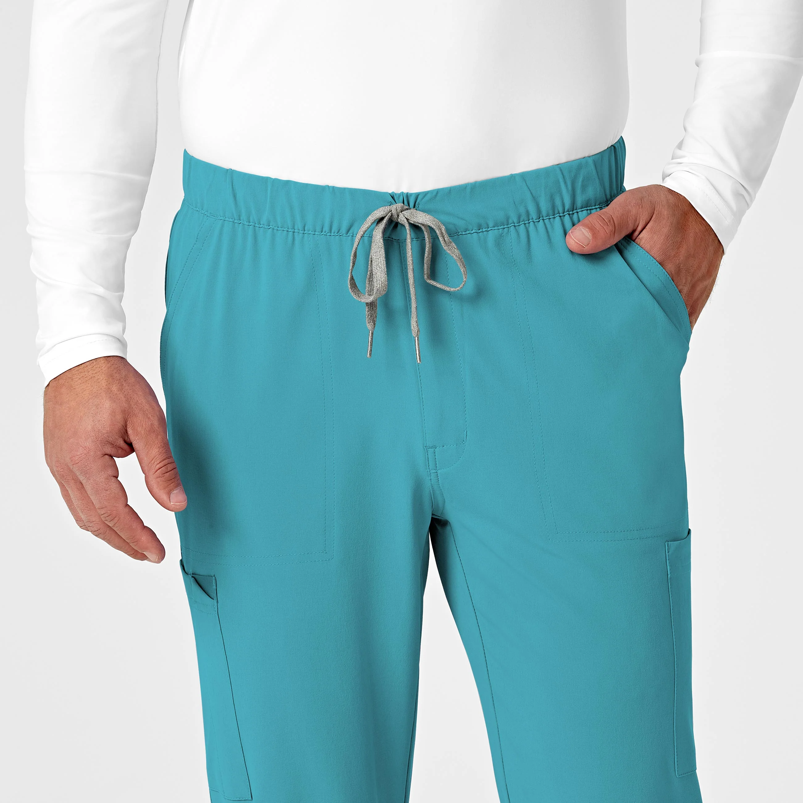 RENEW Men's Jogger Scrub Pant - Teal Blue - Image 5