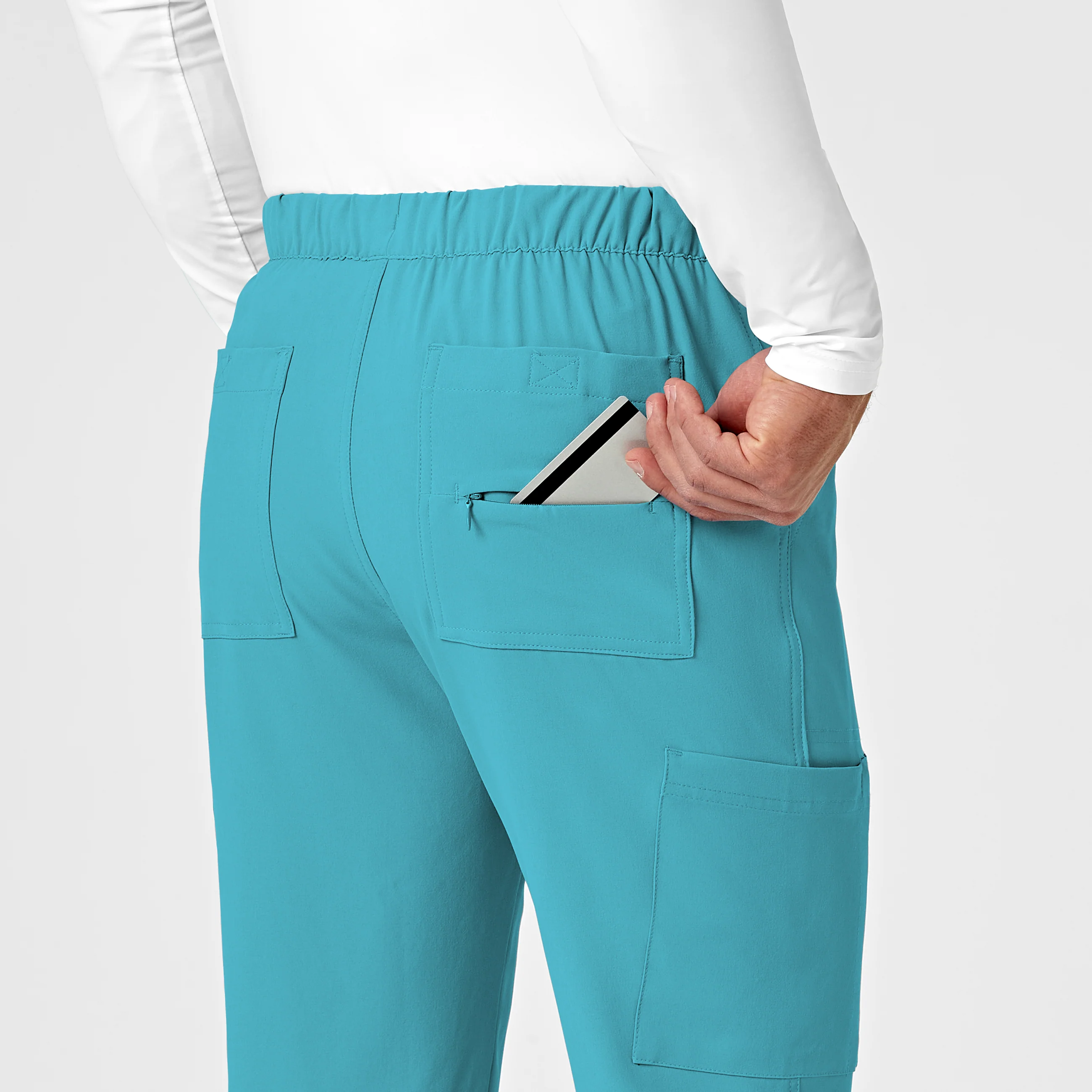 RENEW Men's Jogger Scrub Pant - Teal Blue - Image 8