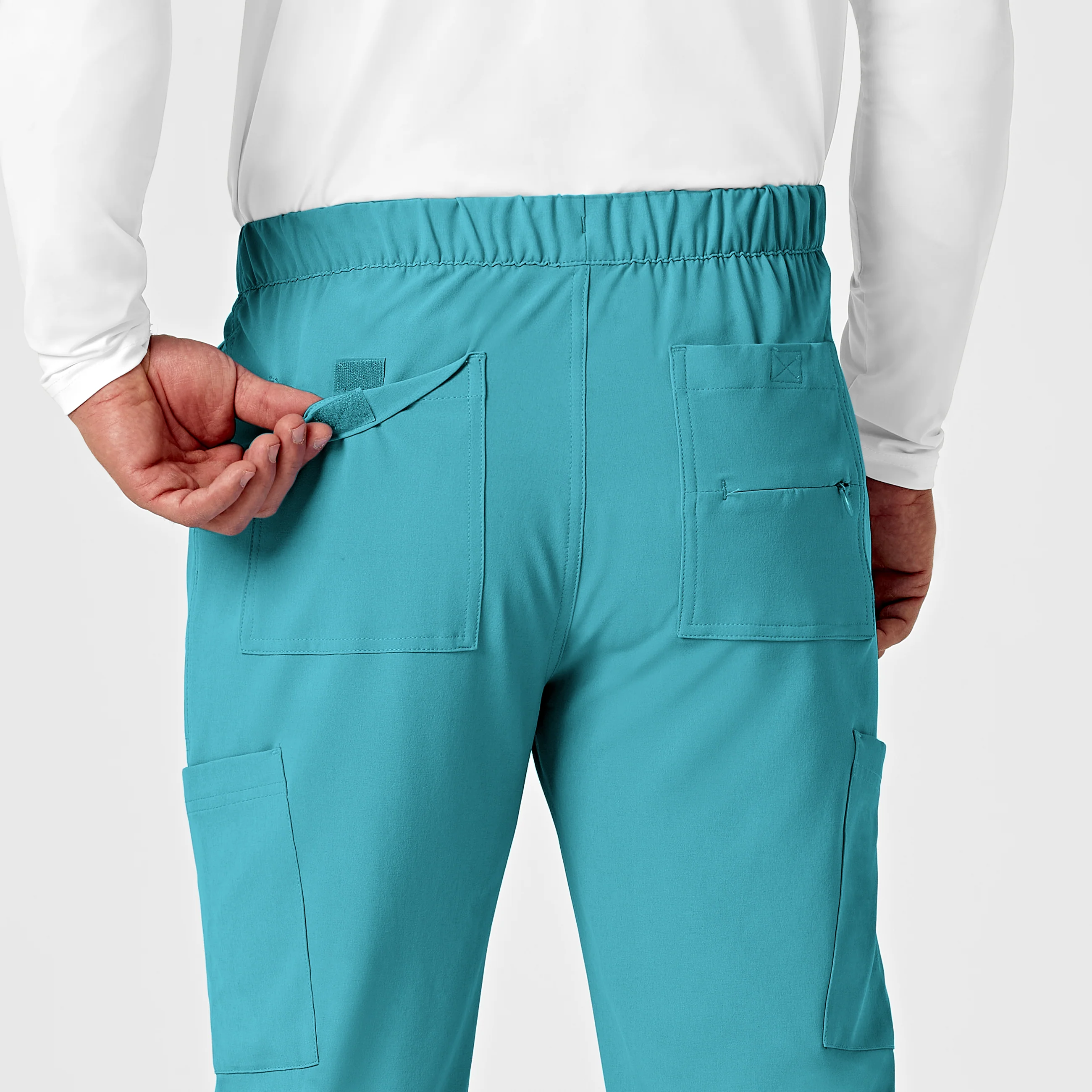RENEW Men's Jogger Scrub Pant - Teal Blue - Image 9