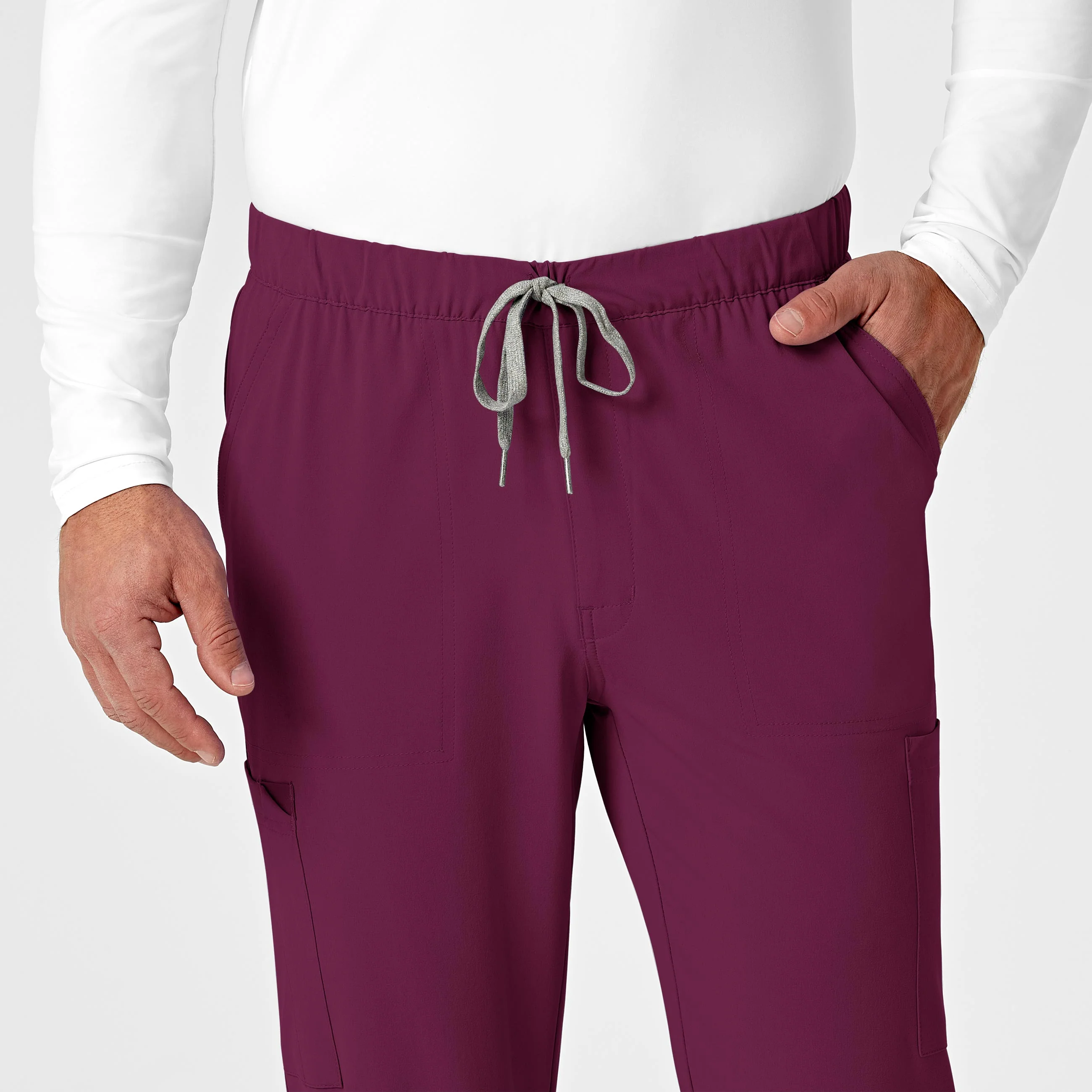 RENEW Men's Jogger Scrub Pant - Wine - Image 5