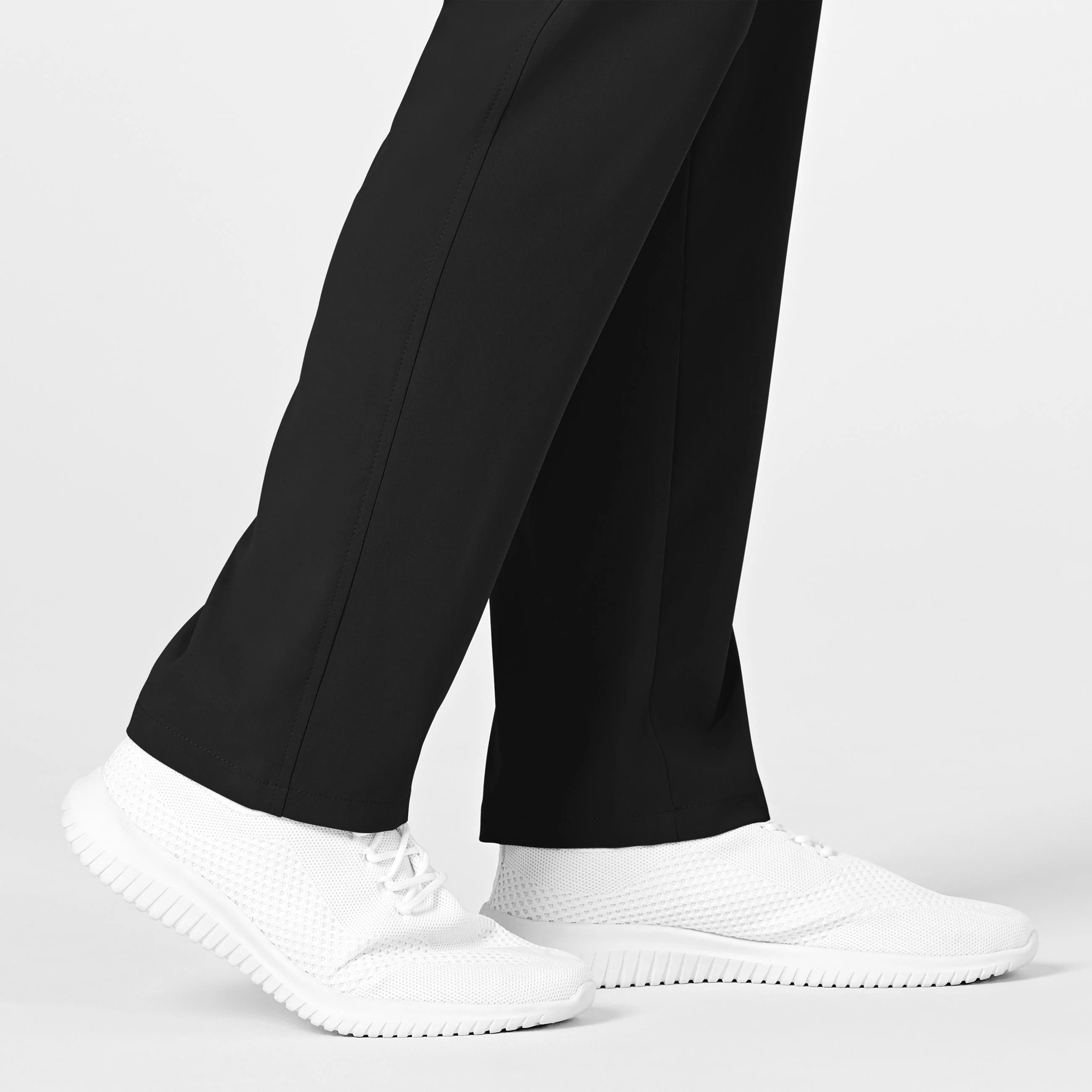 RENEW Mens Straight Slim Scrub Pant - Black - Image 9