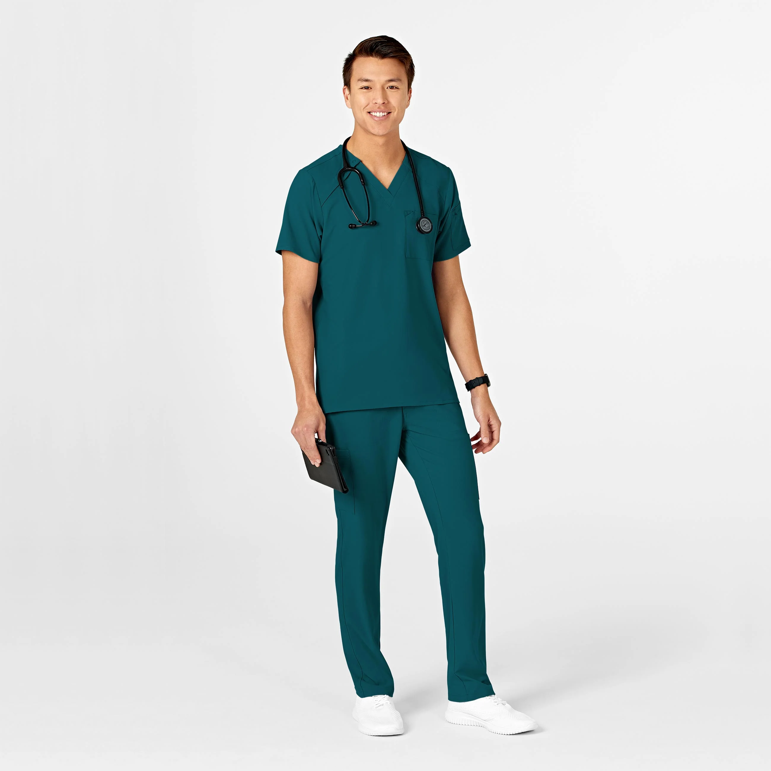RENEW Mens Straight Slim Scrub Pant - Caribbean - Image 3