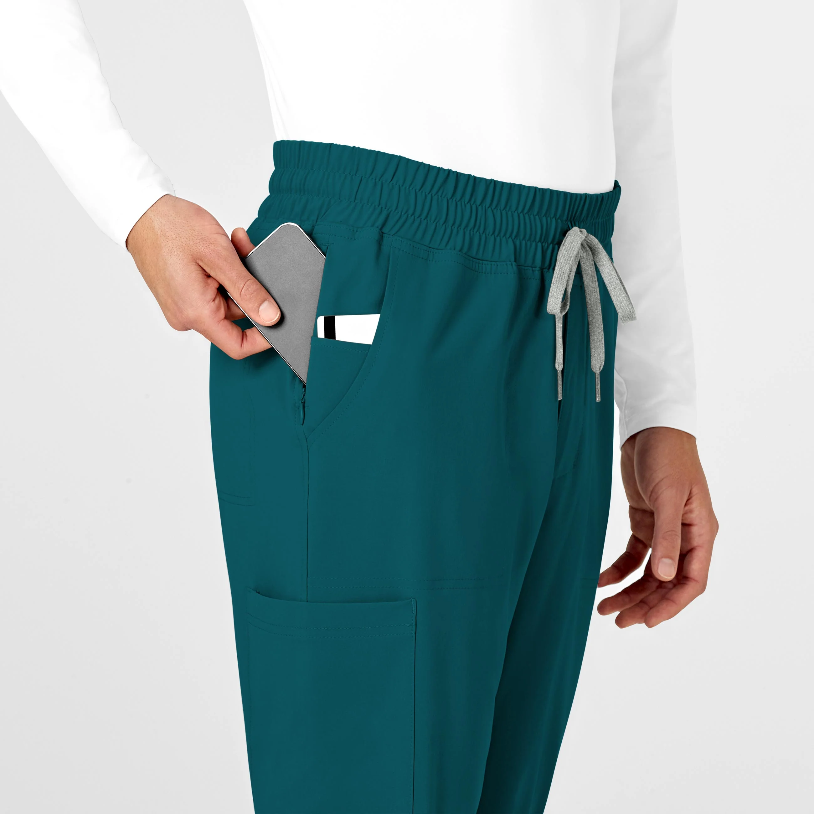 RENEW Mens Straight Slim Scrub Pant - Caribbean - Image 7