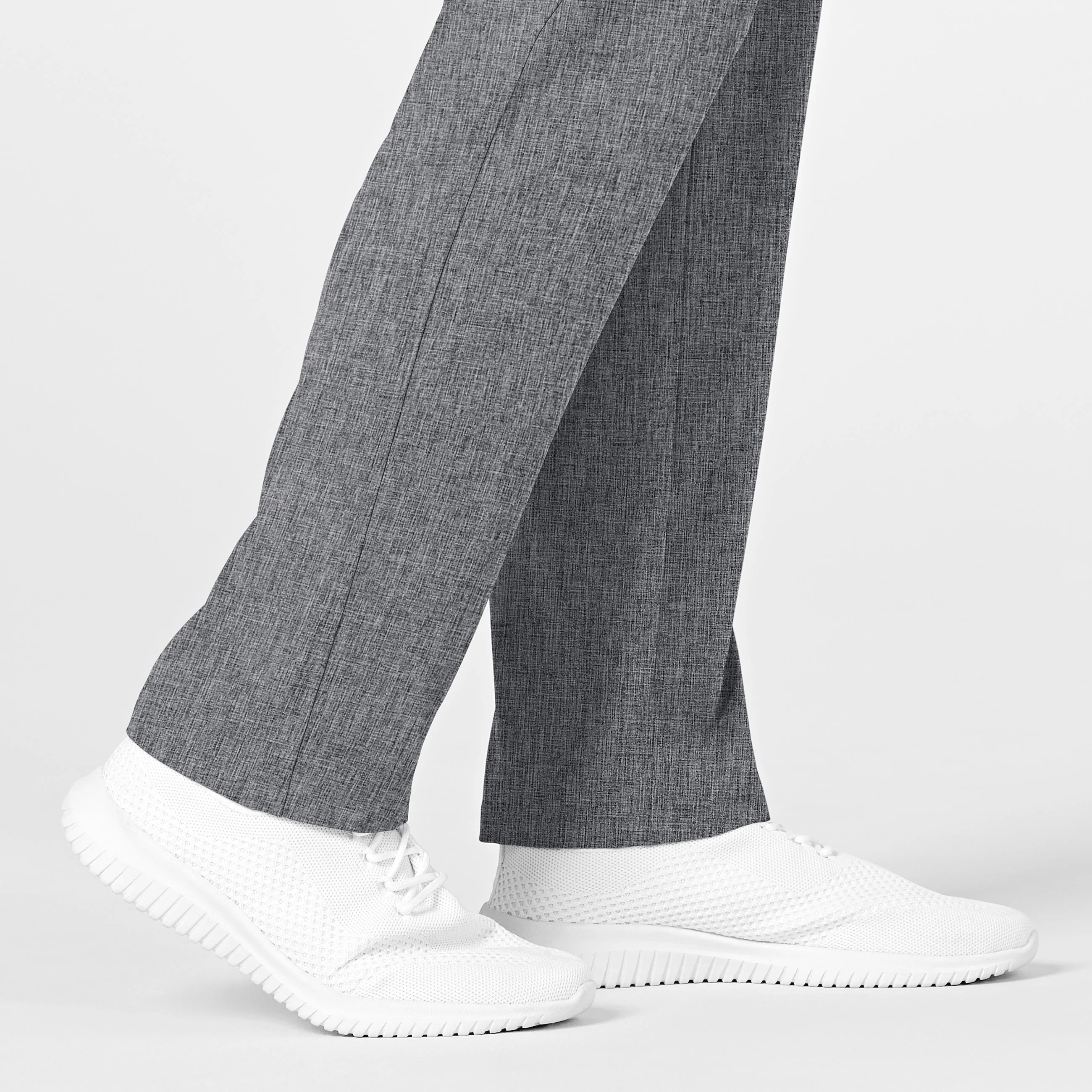RENEW Mens Straight Slim Scrub Pant - Grey Heather - Image 9