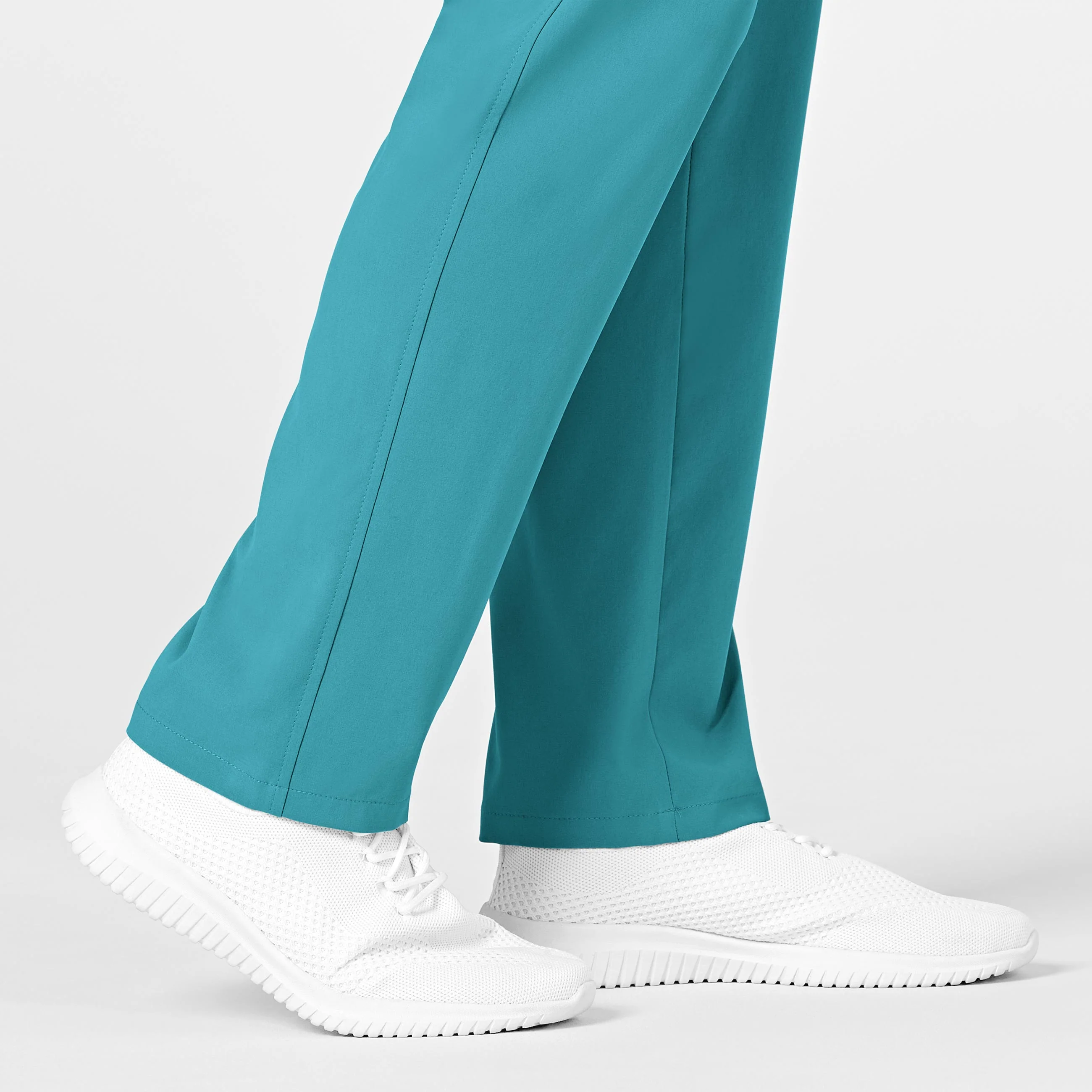 RENEW Mens Straight Slim Scrub Pant - Teal Blue - Image 9