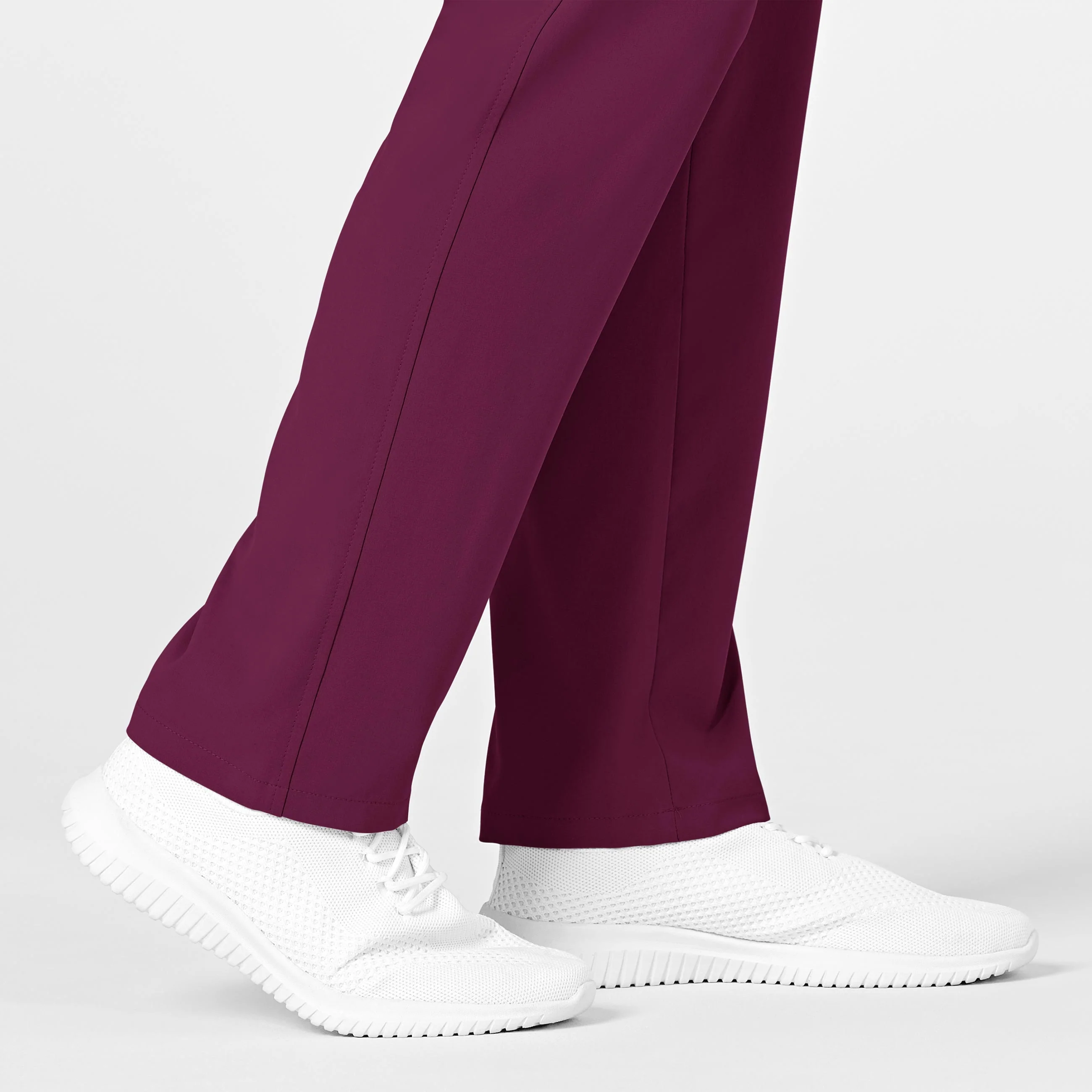 RENEW Mens Straight Slim Scrub Pant - Wine - Image 9