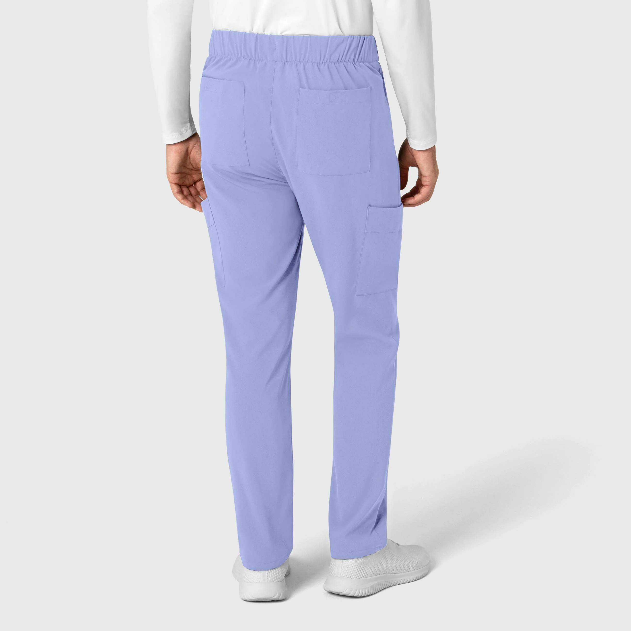 RENEW Men's Tapered Scrub Pant - Ceil Blue - Image 2