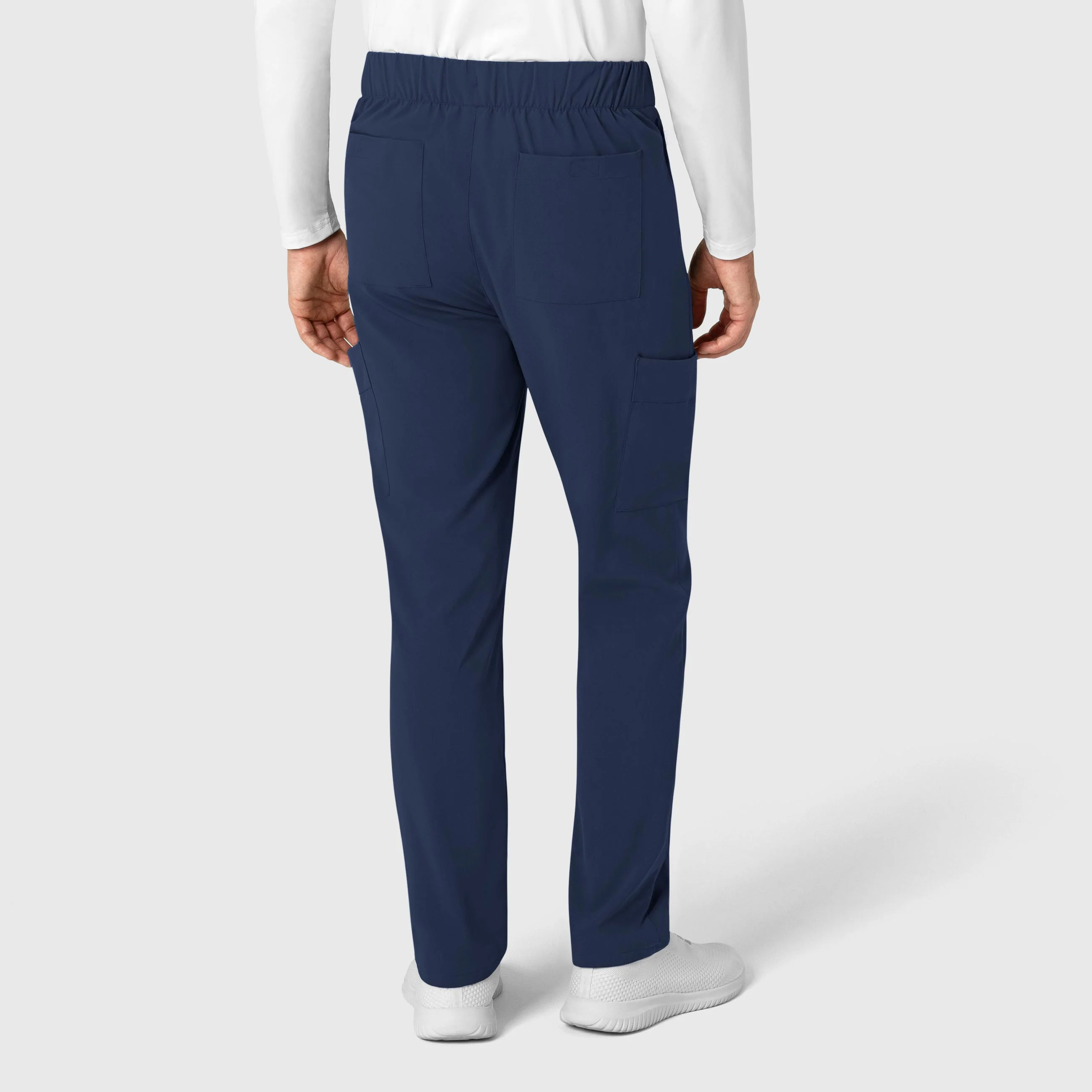 RENEW Men's Tapered Scrub Pant - Navy - Image 2