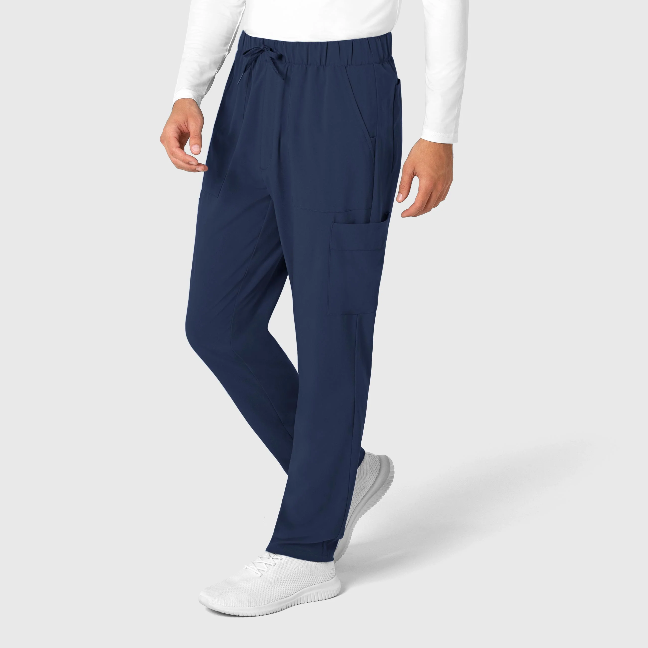 RENEW Men's Tapered Scrub Pant - Navy - Image 4