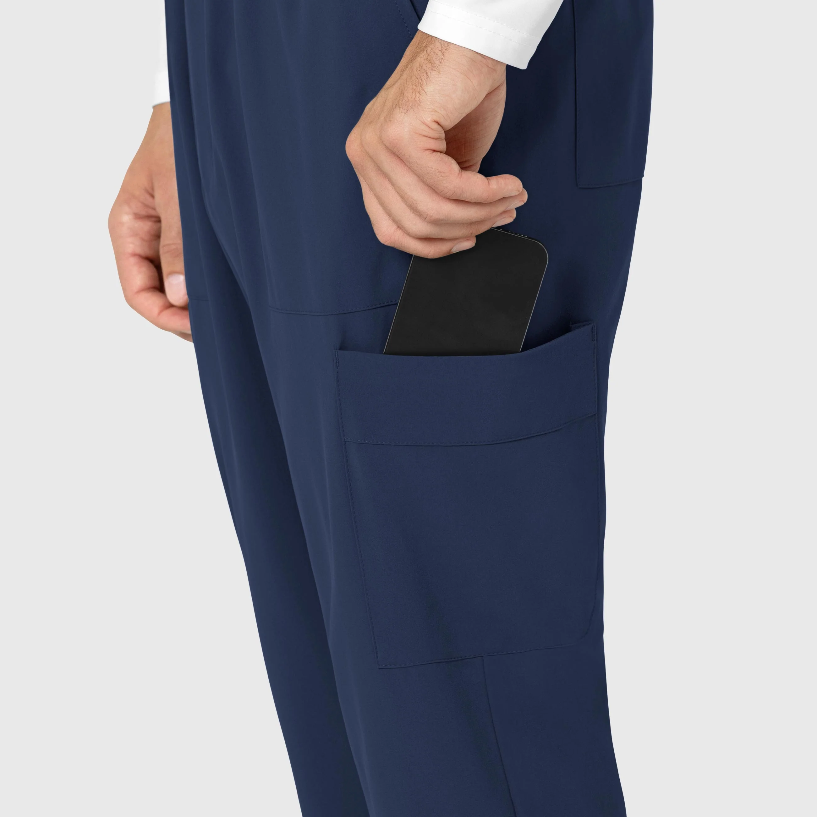 RENEW Men's Tapered Scrub Pant - Navy - Image 6