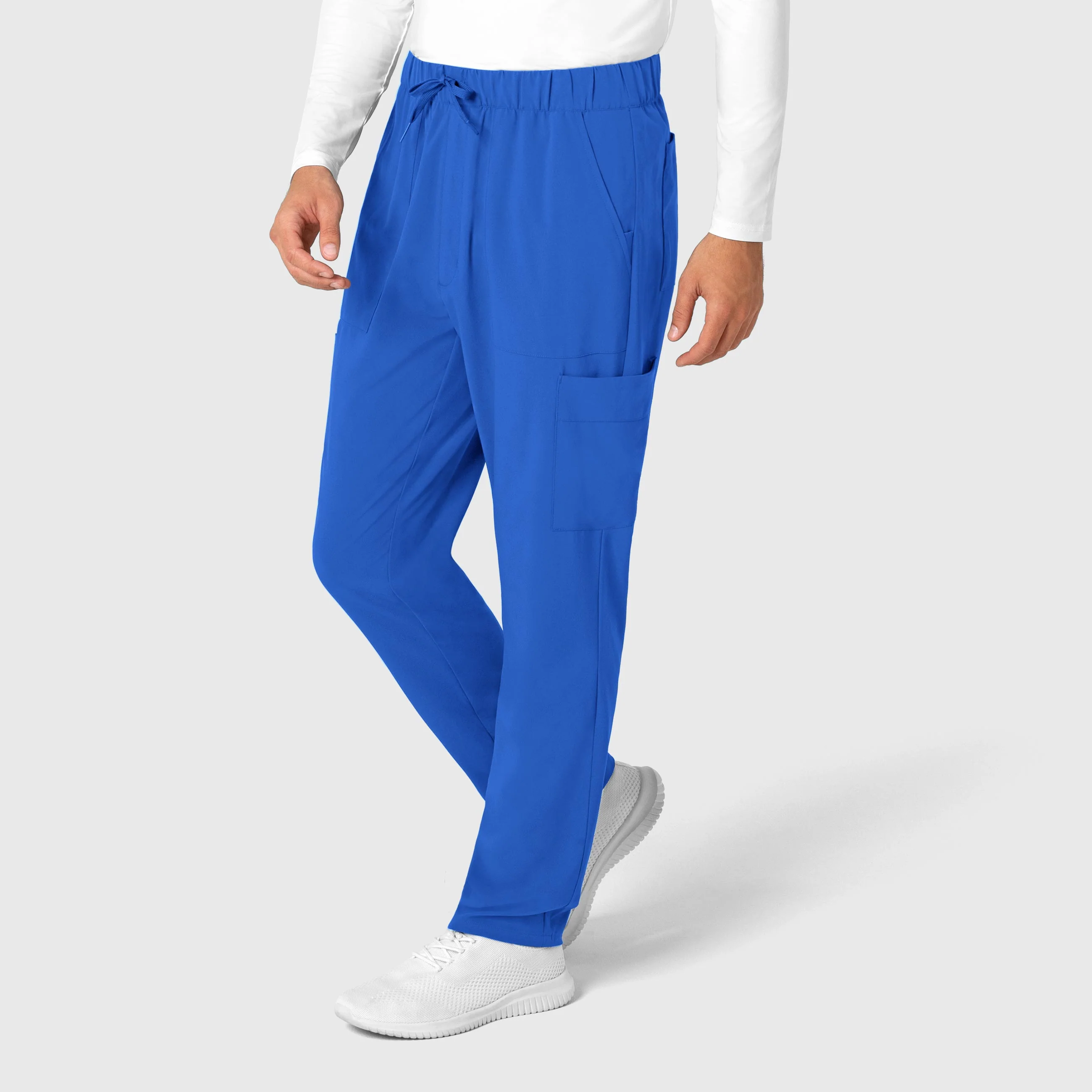 RENEW Men's Tapered Scrub Pant - Royal - Image 4