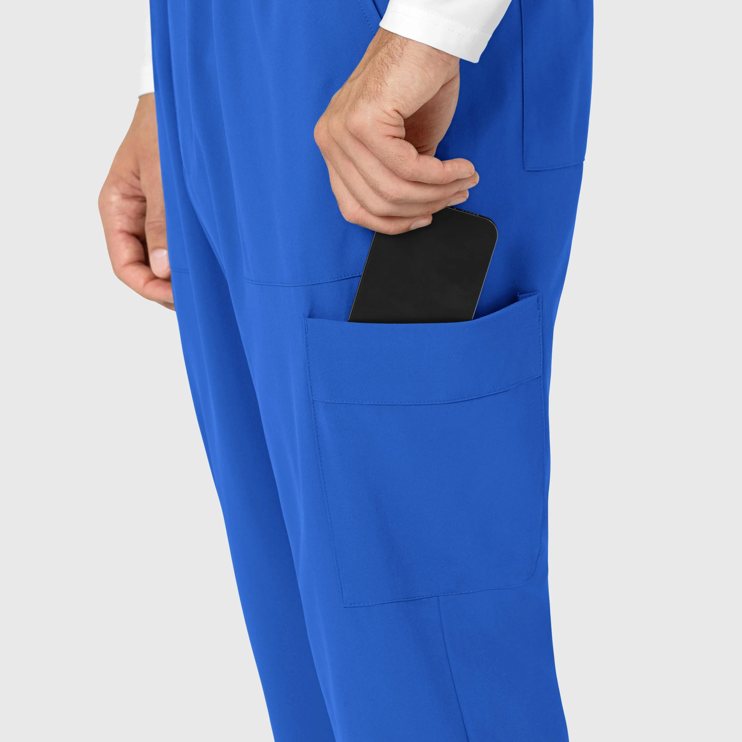 RENEW Men's Tapered Scrub Pant - Royal - Image 6
