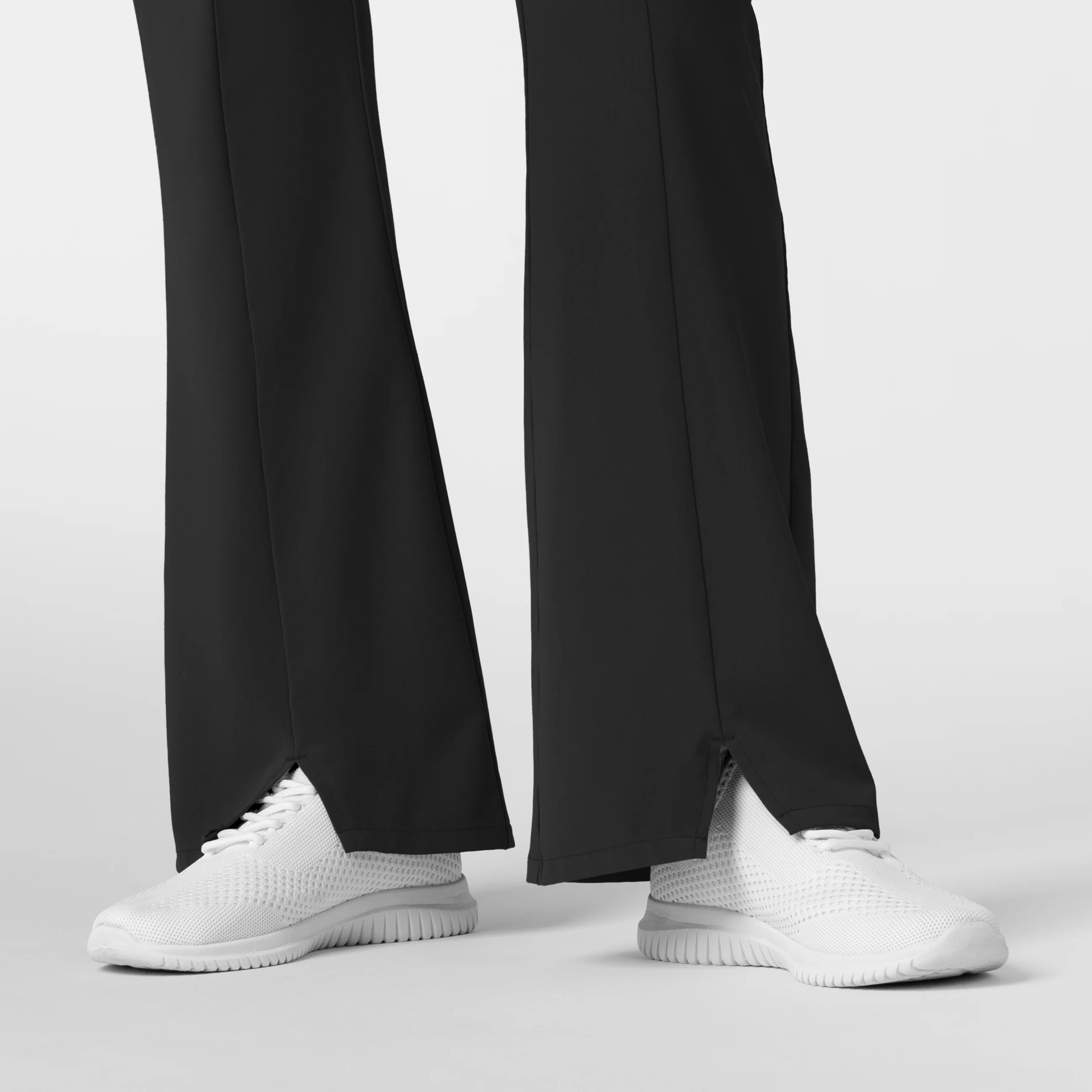 RENEW Women's Cargo Flare Scrub Pant - Black - Image 11