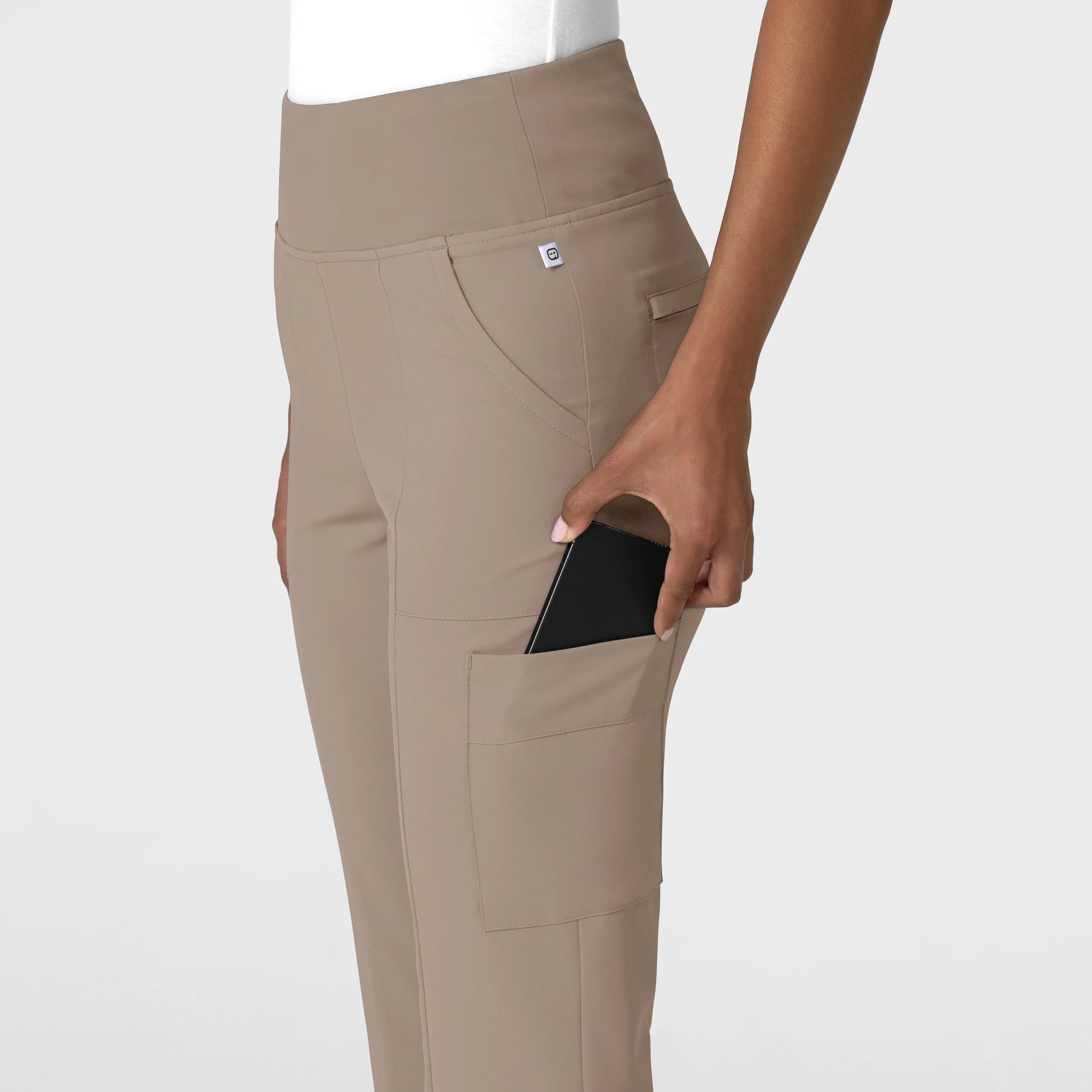 RENEW Women's Cargo Flare Scrub Pant - Haze - Image 8