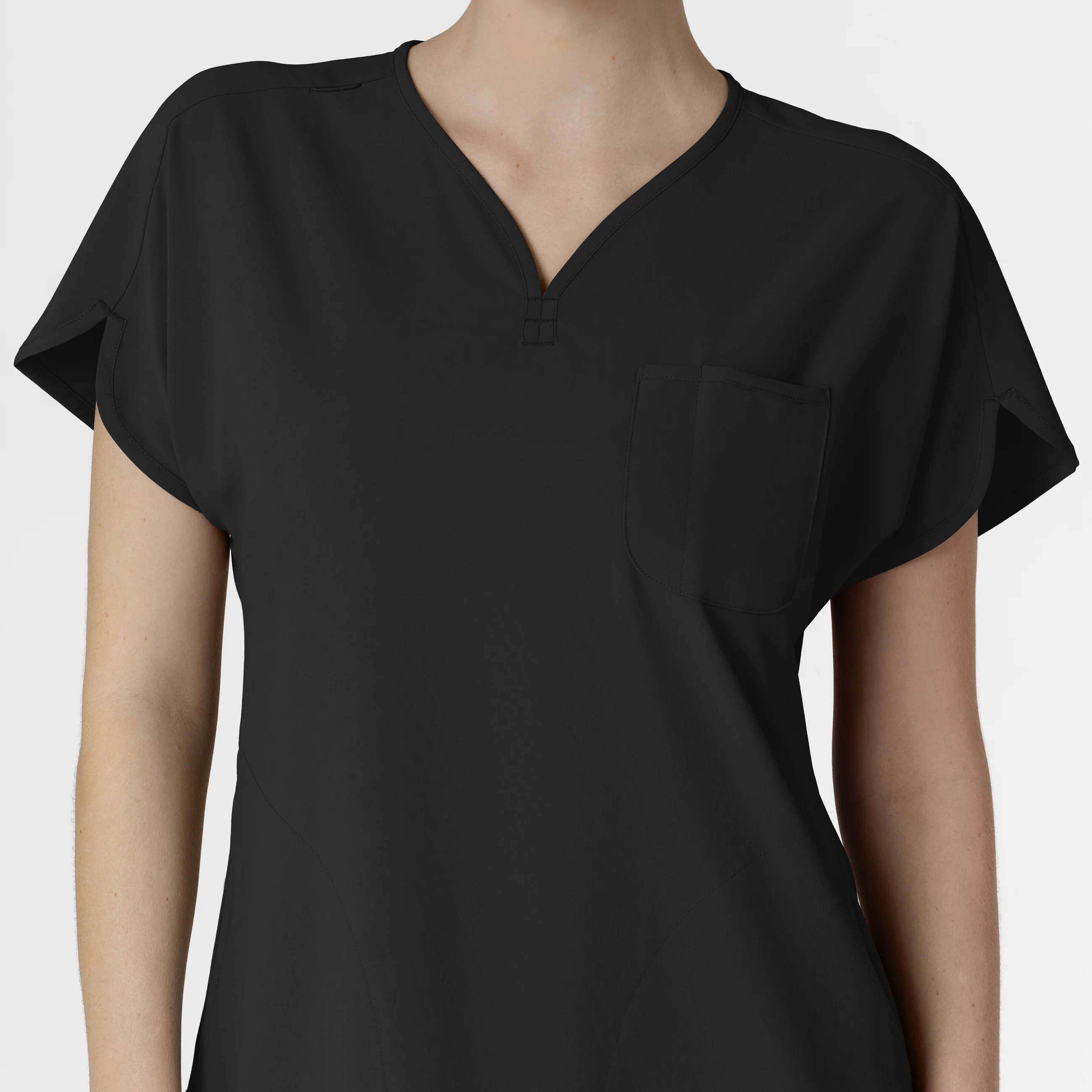 RENEW Women's Dolman Scrub Top - Black - Image 5