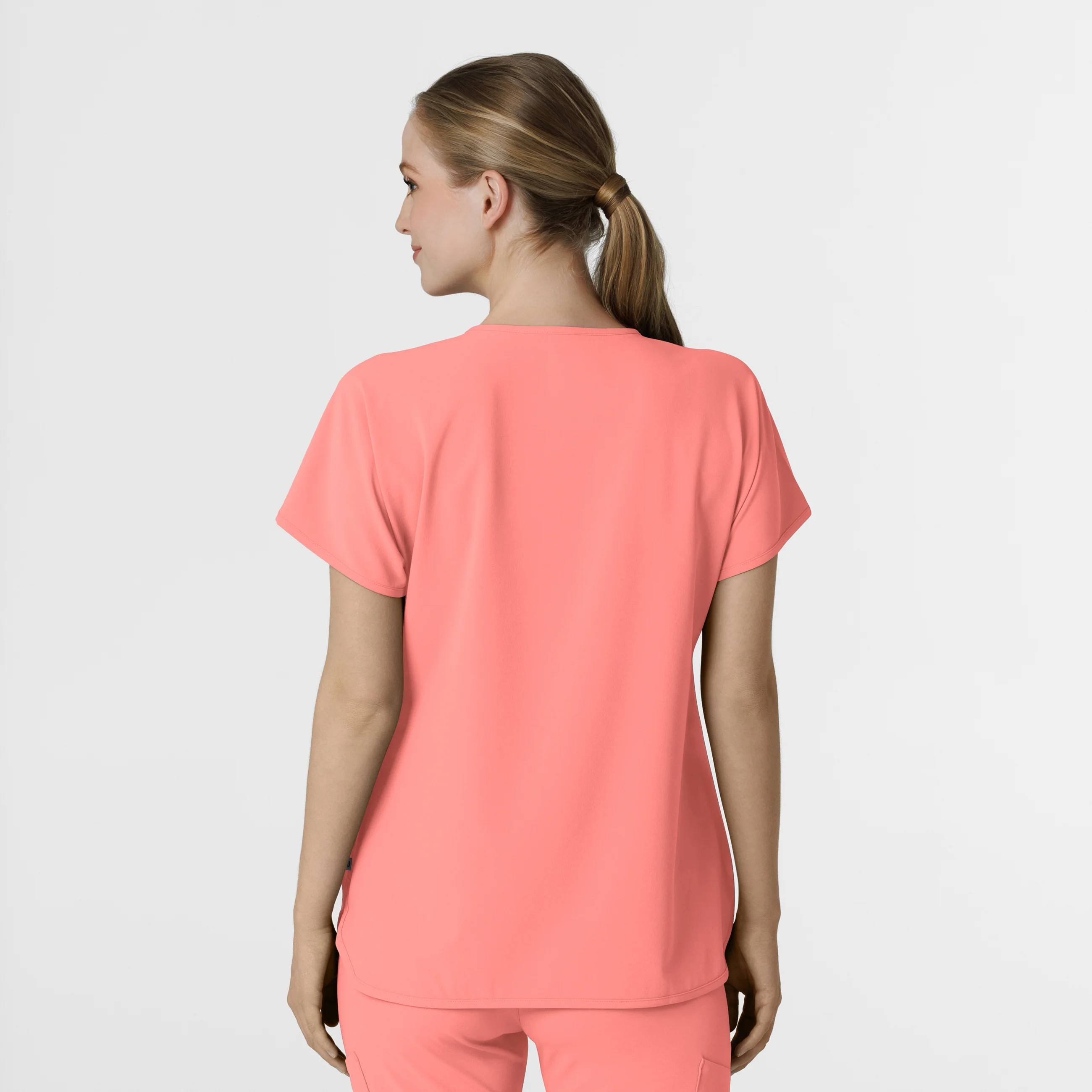 RENEW Women's Dolman Scrub Top - Paradise Pink - Image 2