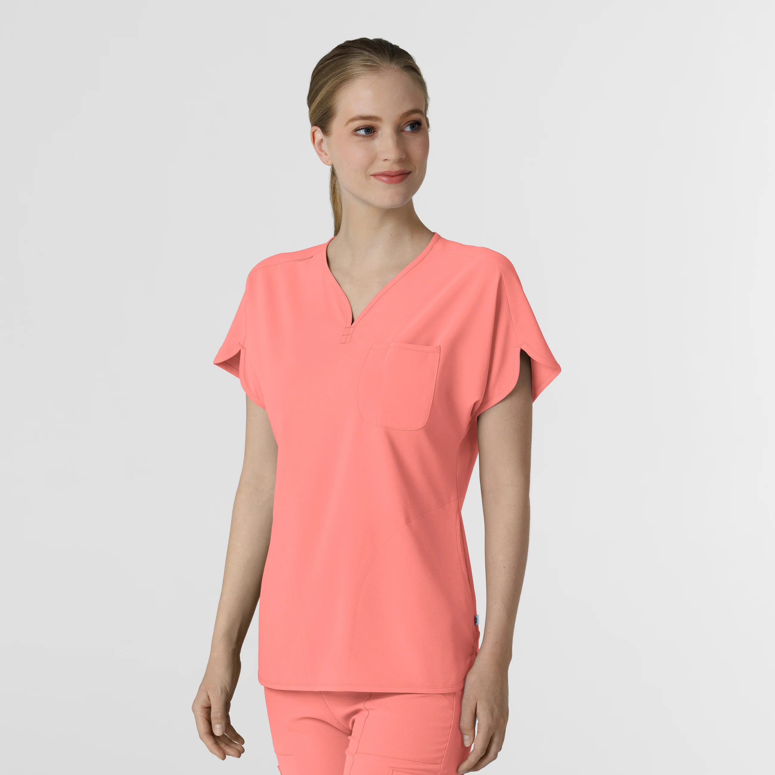 RENEW Women's Dolman Scrub Top - Paradise Pink - Image 4