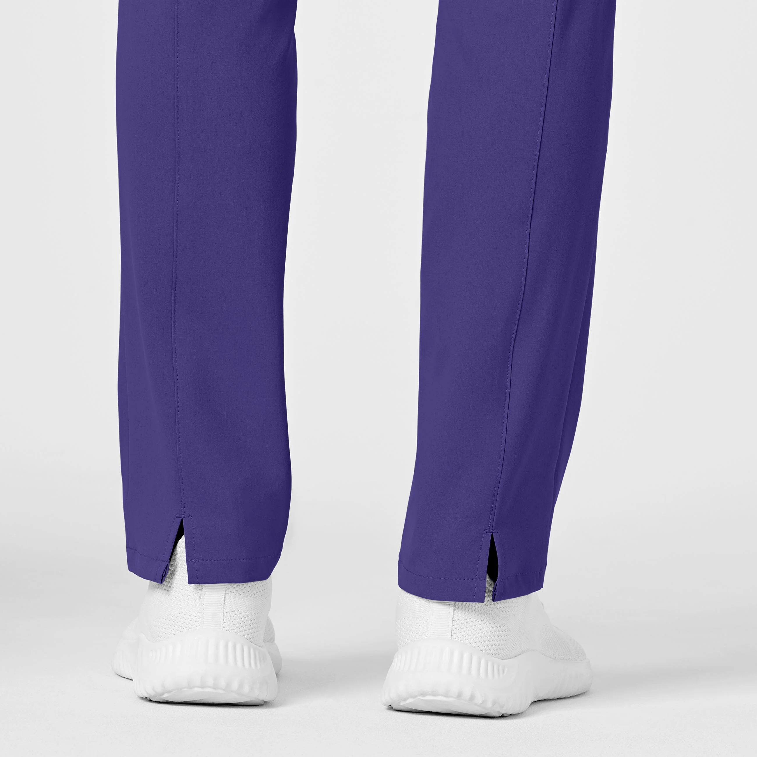 RENEW Women's High Waist Slim Leg Scrub Pant - Grape - Image 7
