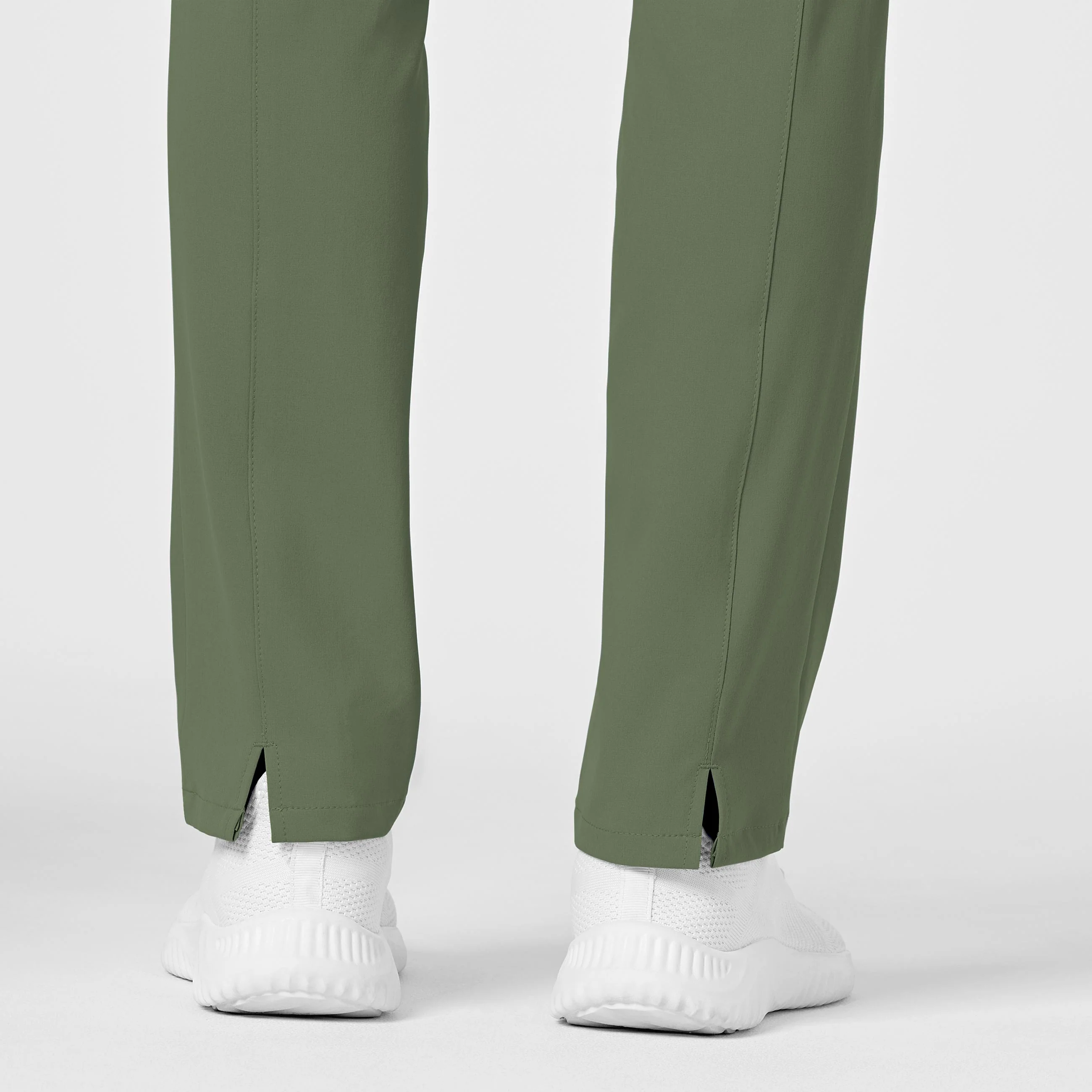RENEW Women's High Waist Slim Leg Scrub Pant - Olive - Image 7