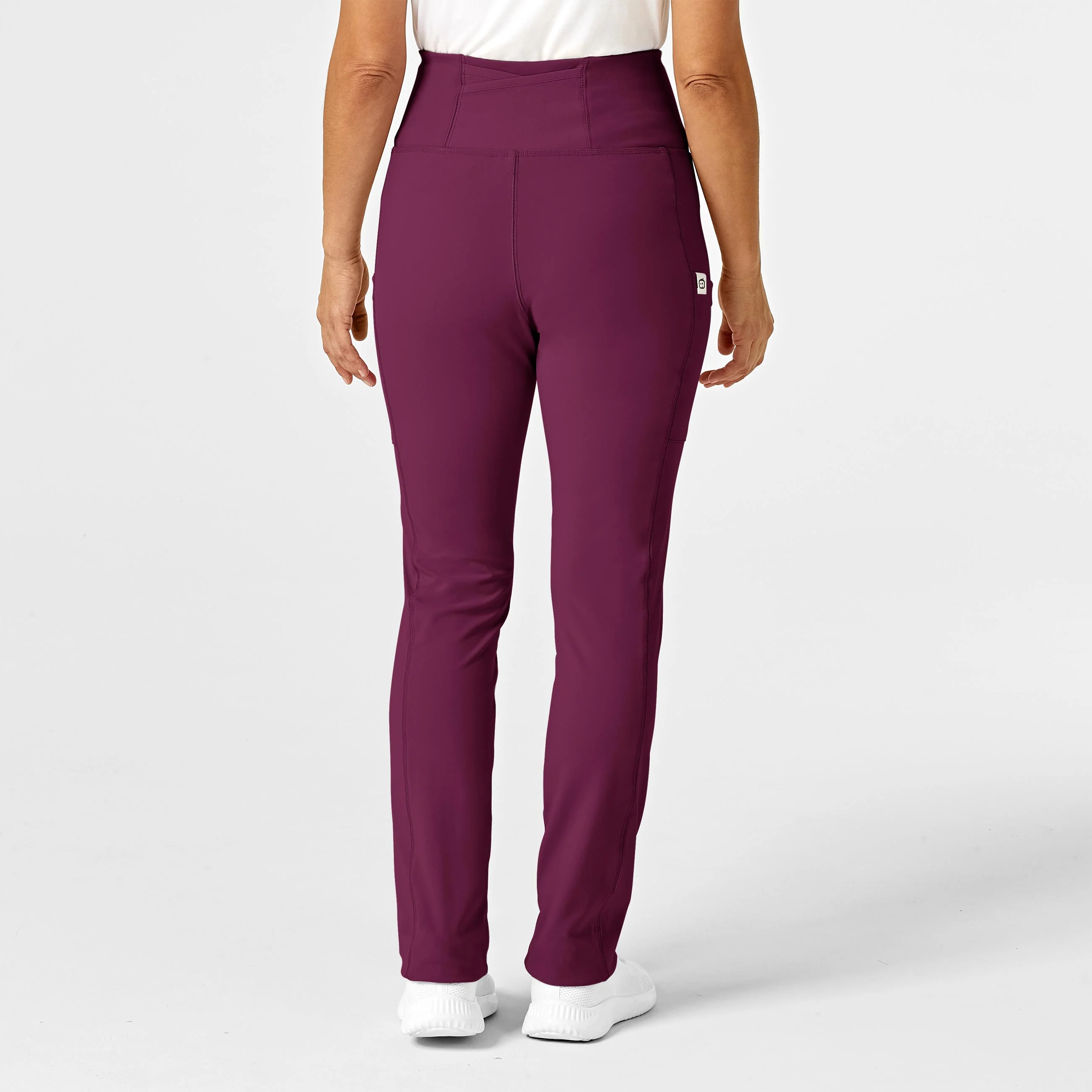 RENEW Women's Straight Leg Yoga Pant - Wine - Image 2