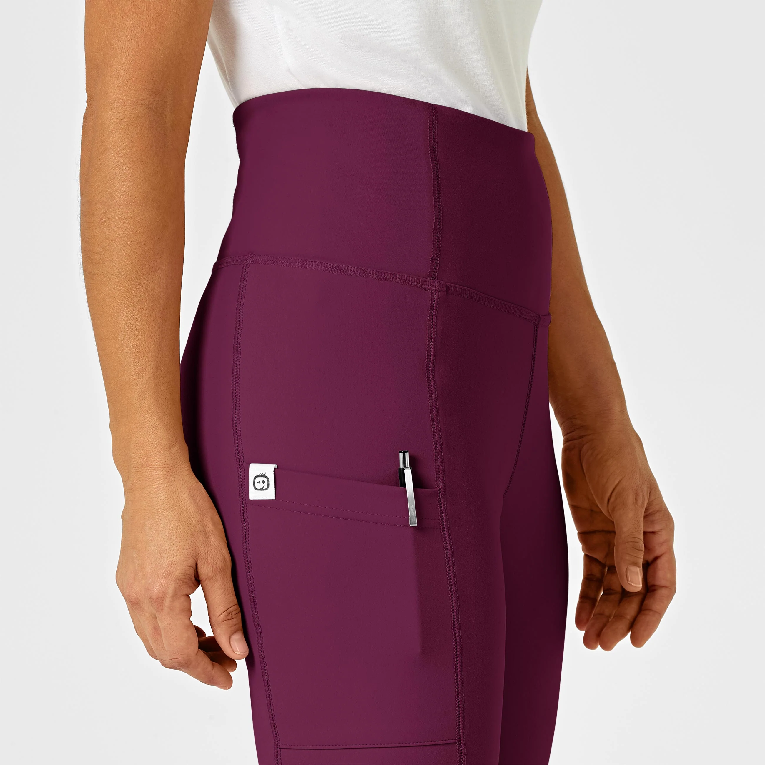 RENEW Women's Straight Leg Yoga Pant - Wine - Image 7