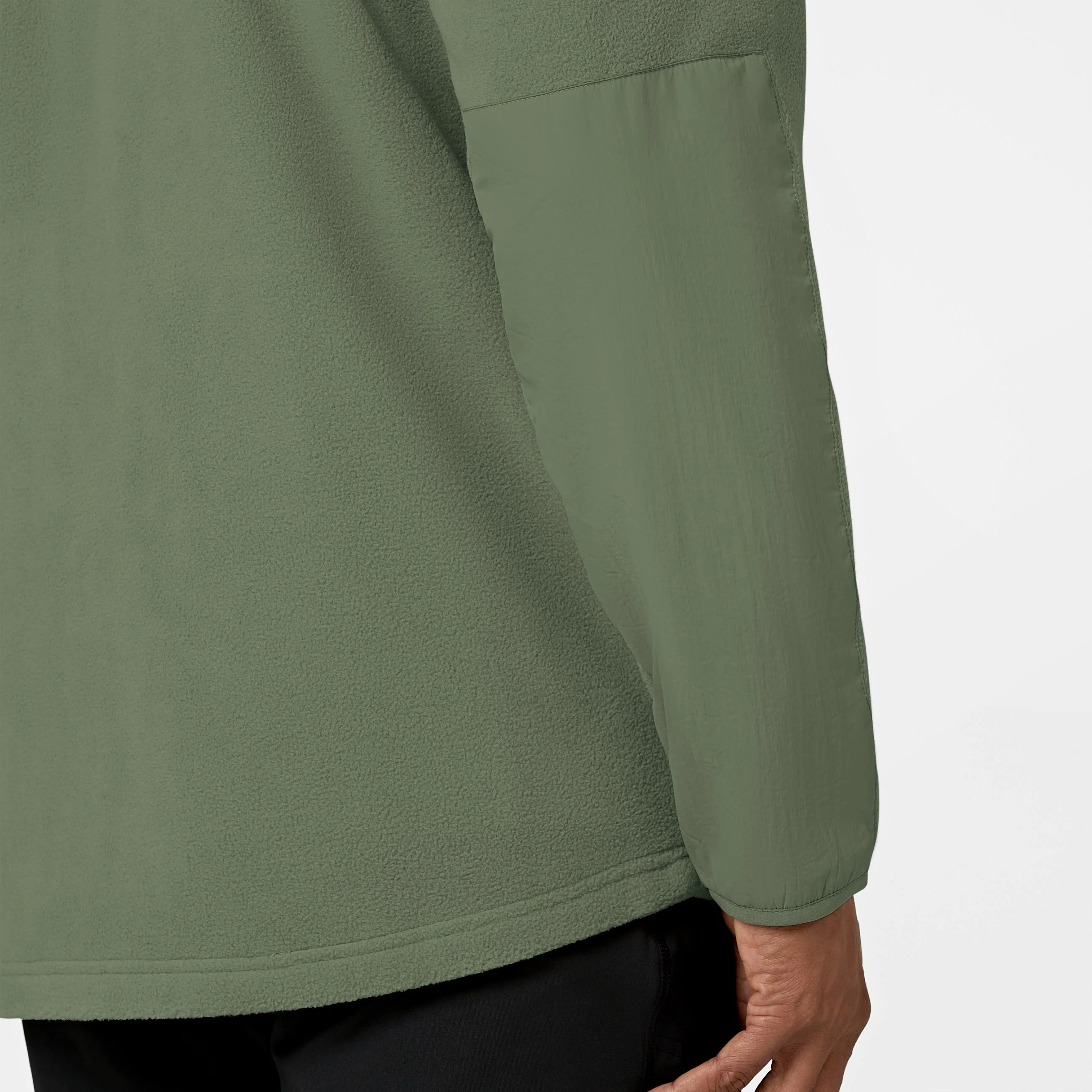 Slate Men's Micro Fleece Zip Jacket - Olive - Image 11
